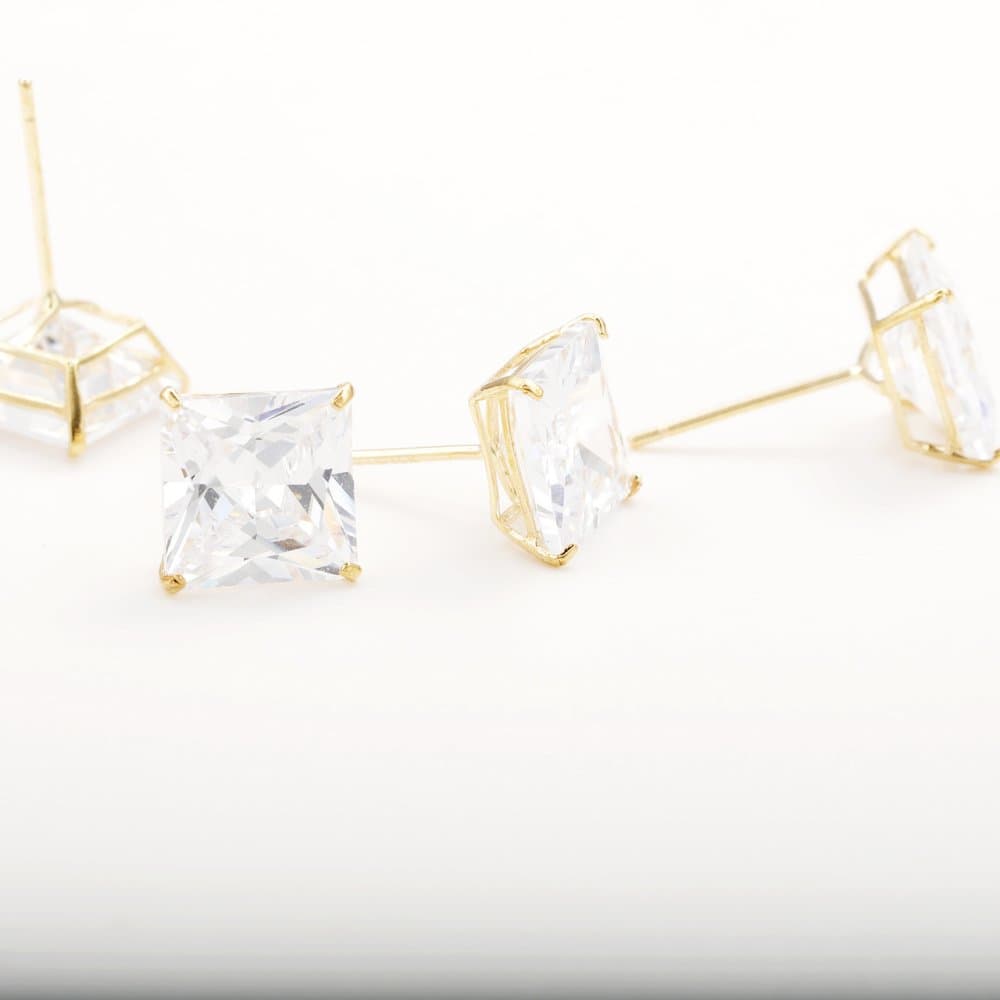 14K Basket Earrings