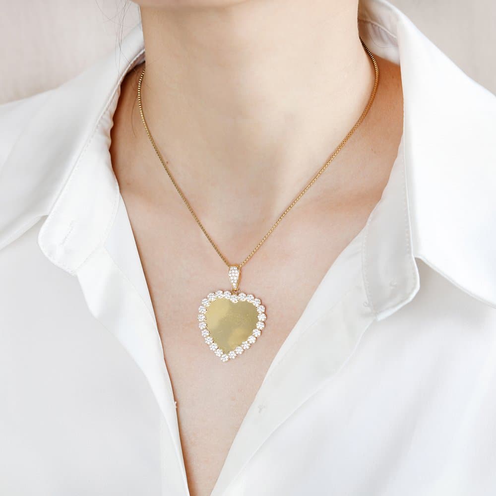 14K Picture Frame Pendant, 6.79 g thumbnail 2