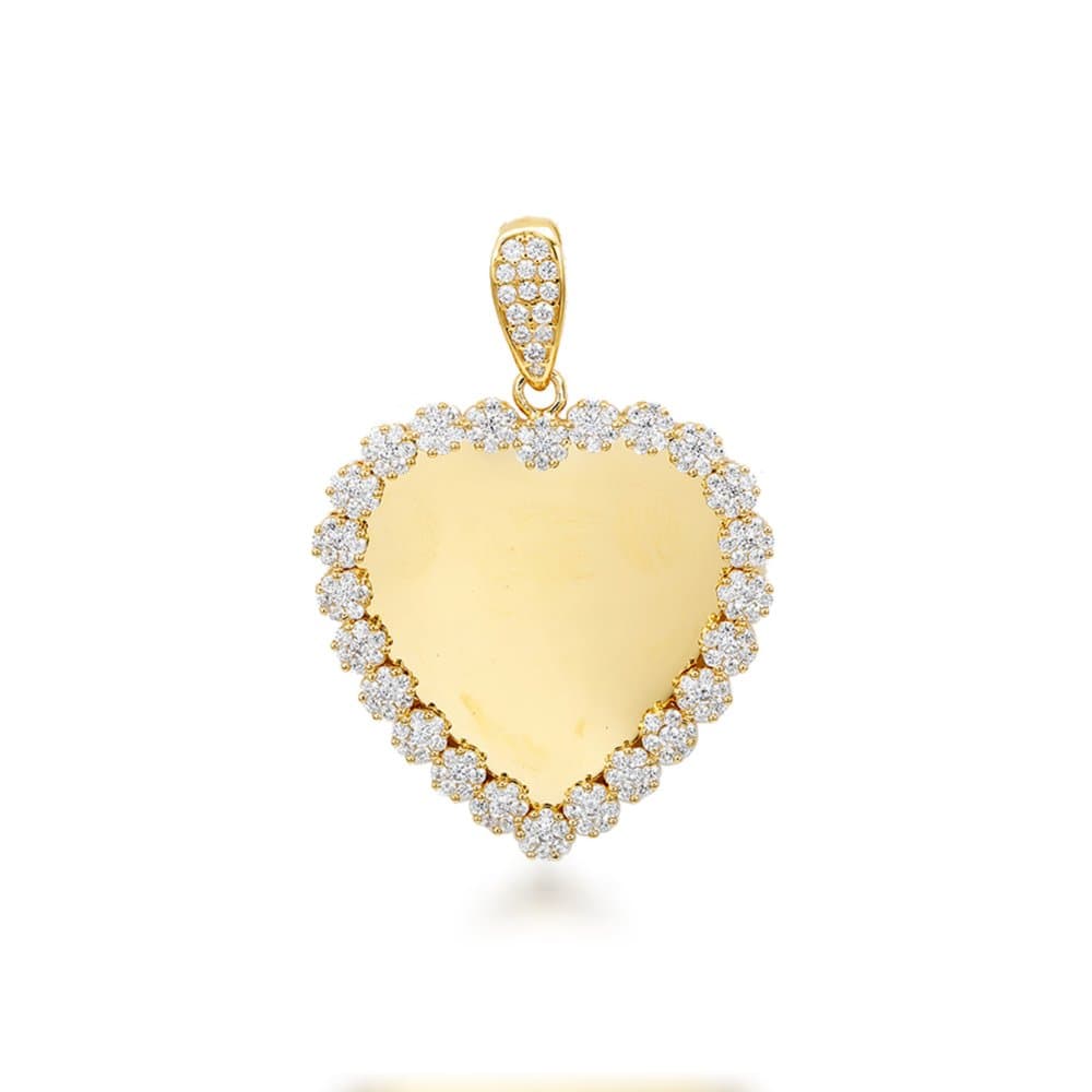 14K Picture Frame Pendant, 6.79 g thumbnail 1