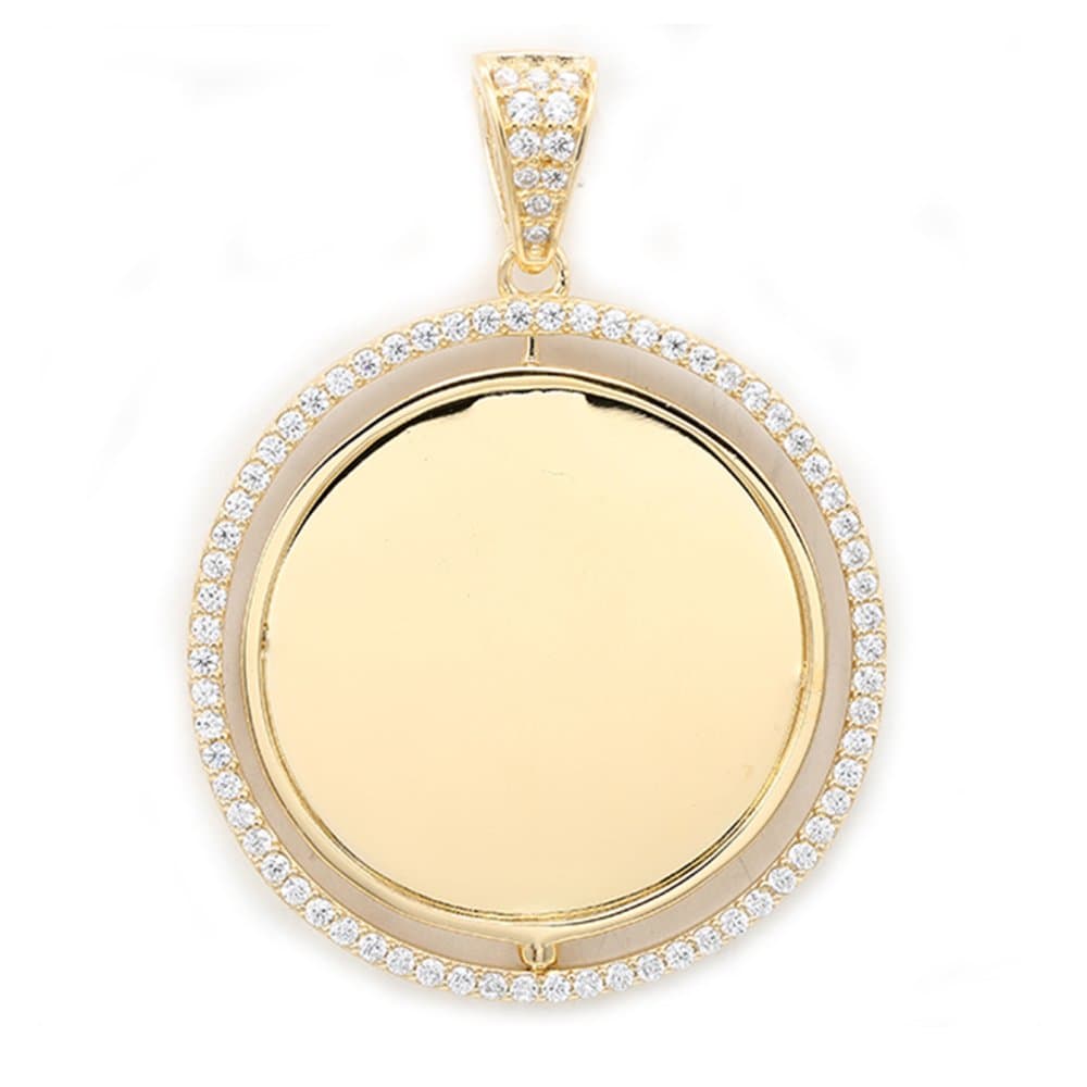 14K Picture Frame Pendant, 4.52 g thumbnail 3