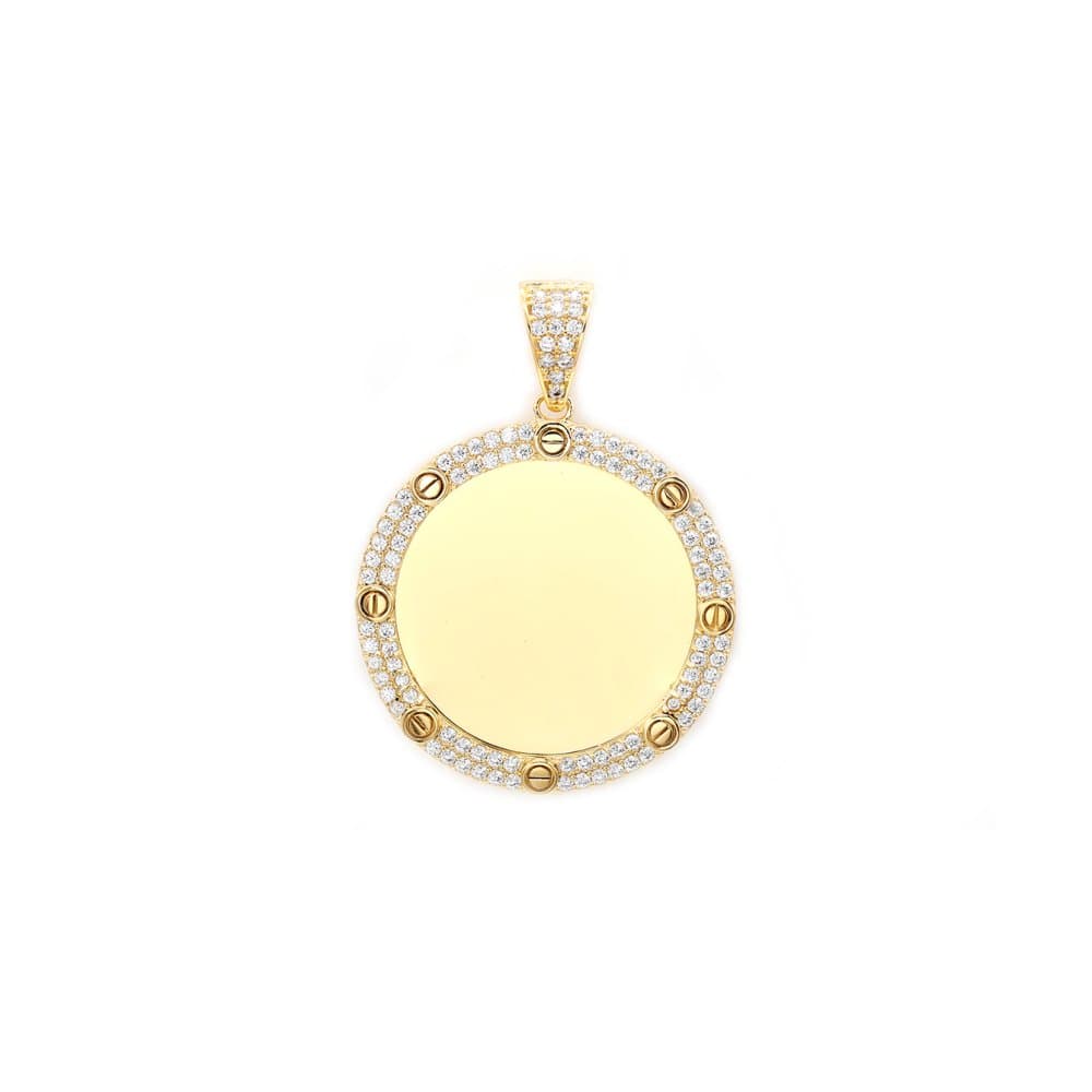 14K Picture Frame Pendant, 6.4 g 缩略图 1