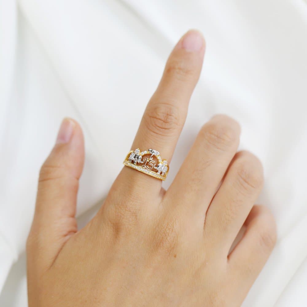 14K Elephant Ring, 2.96 g 缩略图 2