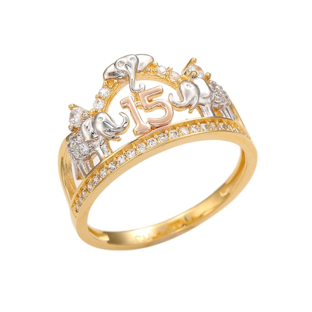 14K Elephant Ring, 2.96 g 缩略图 3