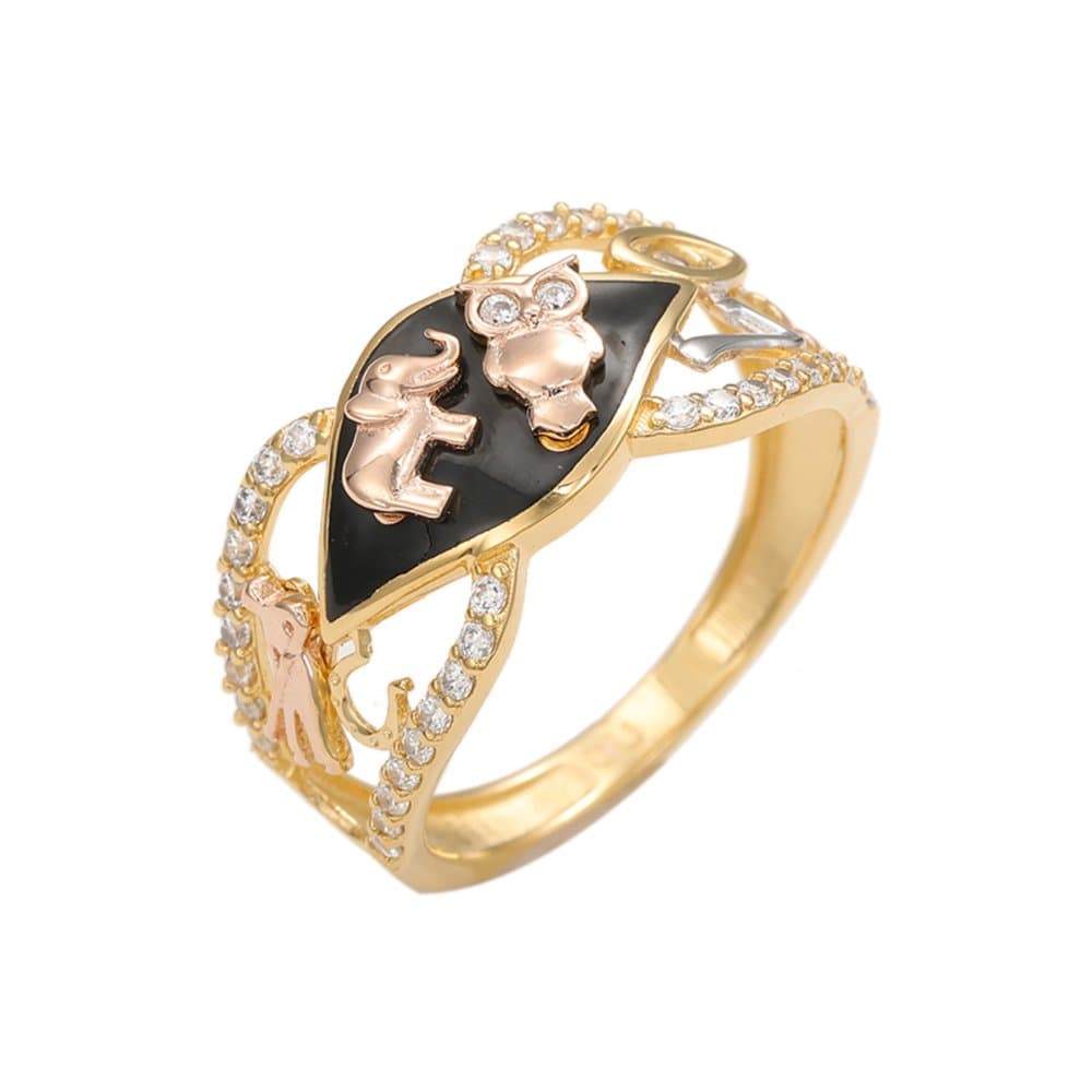 14K Elephant Ring, 3.43 g thumbnail 3
