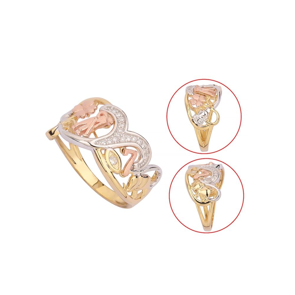 14K Ring, 3.06 g — Mexico Design thumbnail 1