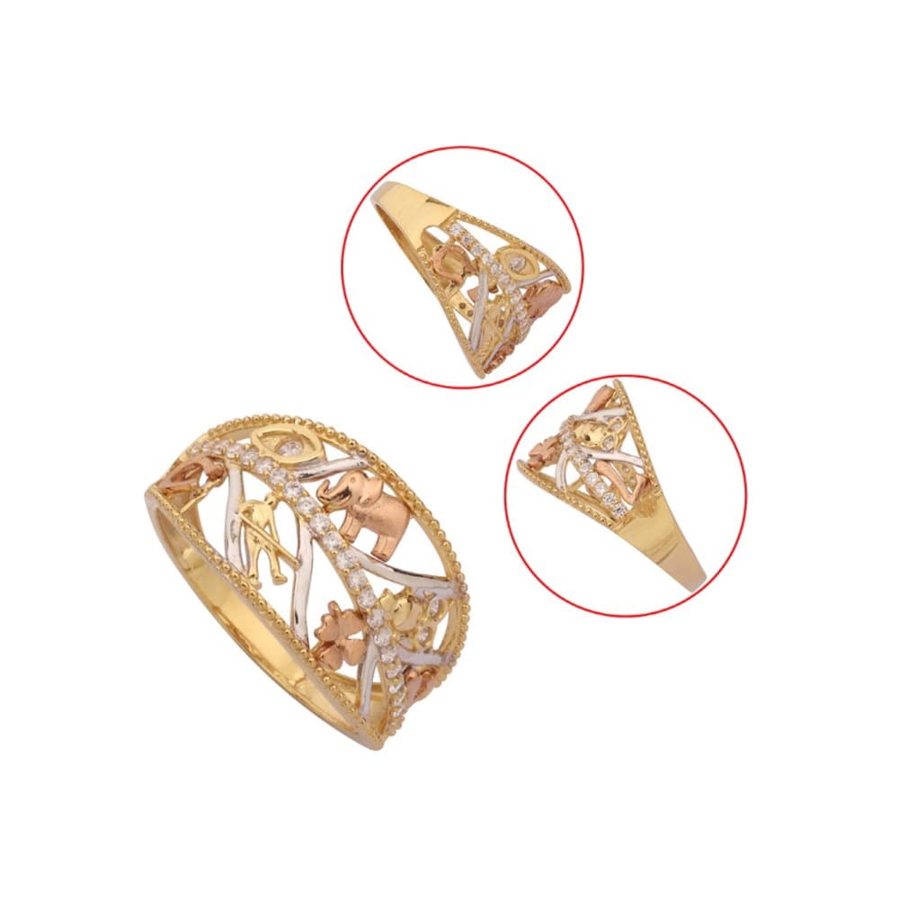14K Ring, 2.59 g — Mexico Design thumbnail 1