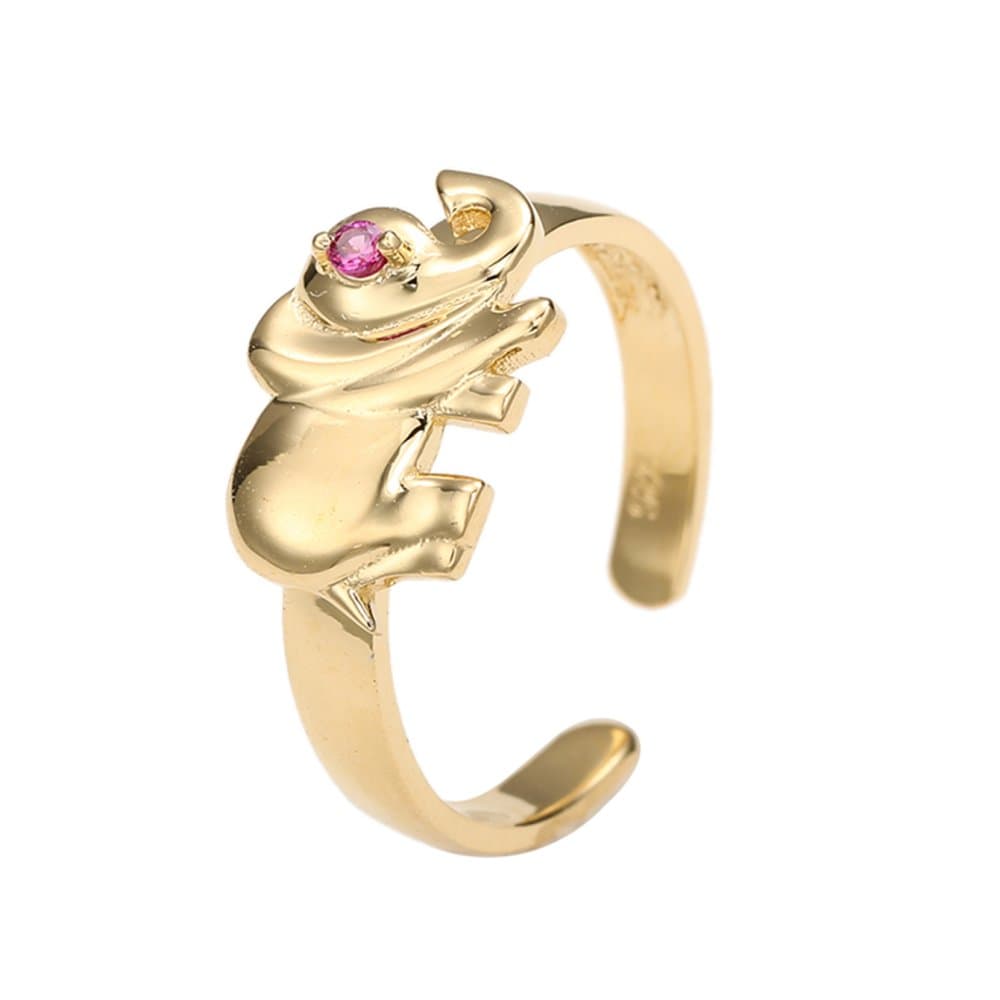 14K Elephant Ring, 1.62 g thumbnail 3