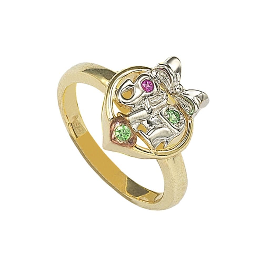 14K Elephant Ring, 2.98 g thumbnail 1