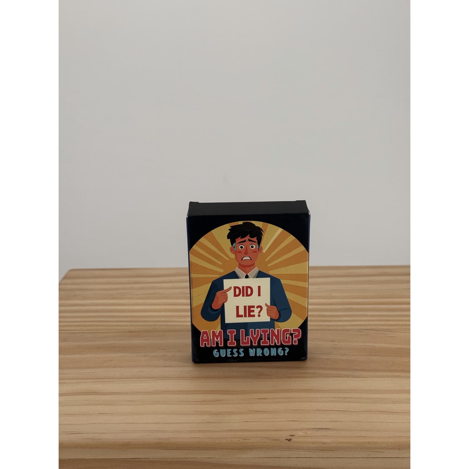 Am I Lying? Guess Wrong? Adult Party Card Game, 50 Fill-in-the-Blank Confession Cards, 18+ thumbnail 1