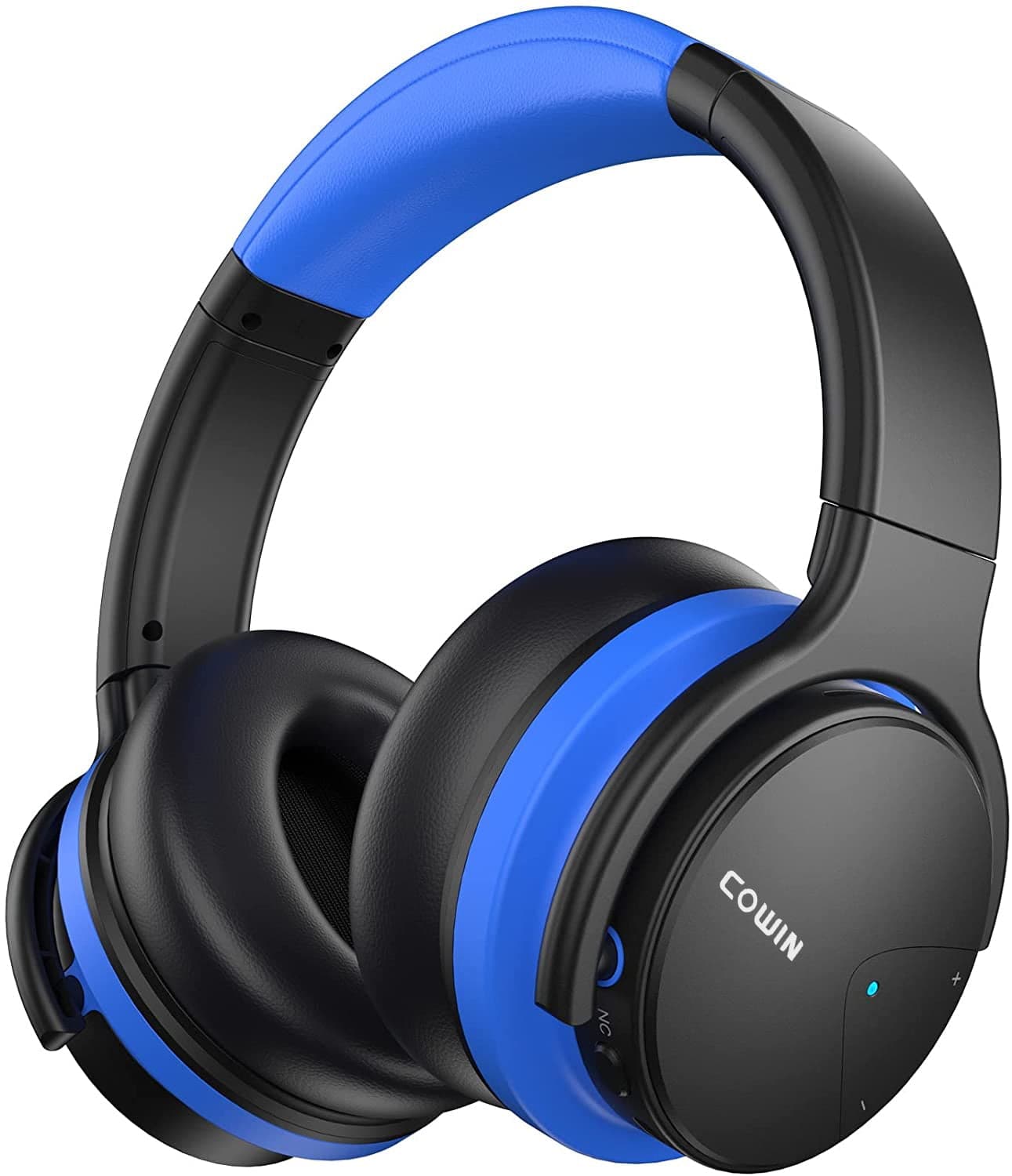 Cowin E7 Active Noise Cancelling Bluetooth Over-Ear Headphones with Mic, 30-Hour Playtime, Black thumbnail 1