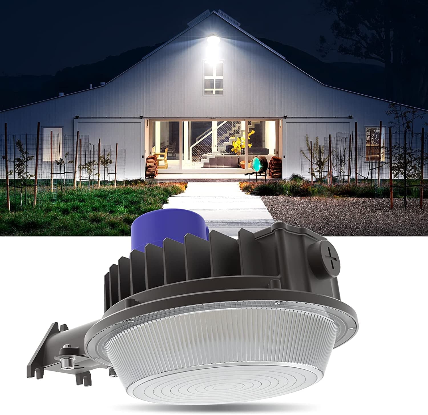 WILLIESMART WSLBL-M001 LED Barn Light, 50W 5500 lm 5000K IP65 Outdoor Area Light, 85-265V thumbnail 1