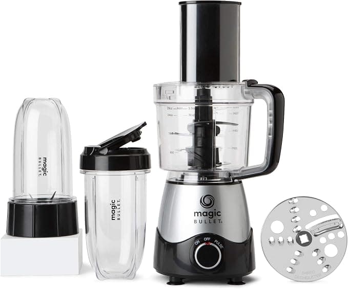 Magic Bullet MB50200 Kitchen Express 250W Personal Blender and Mini Food Processor, 3.5-Cup Work Bowl, Silver thumbnail 1