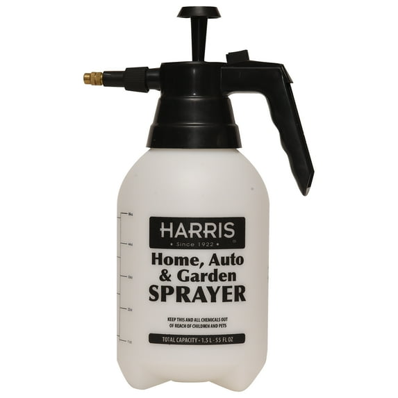 Harris 55 oz Handheld Pump Lawn & Garden Sprayer with adjustable fine mist or je
