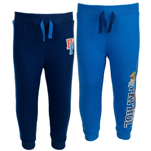 2-Pack Jogger Pants Size 5 Boys – Blue & Black