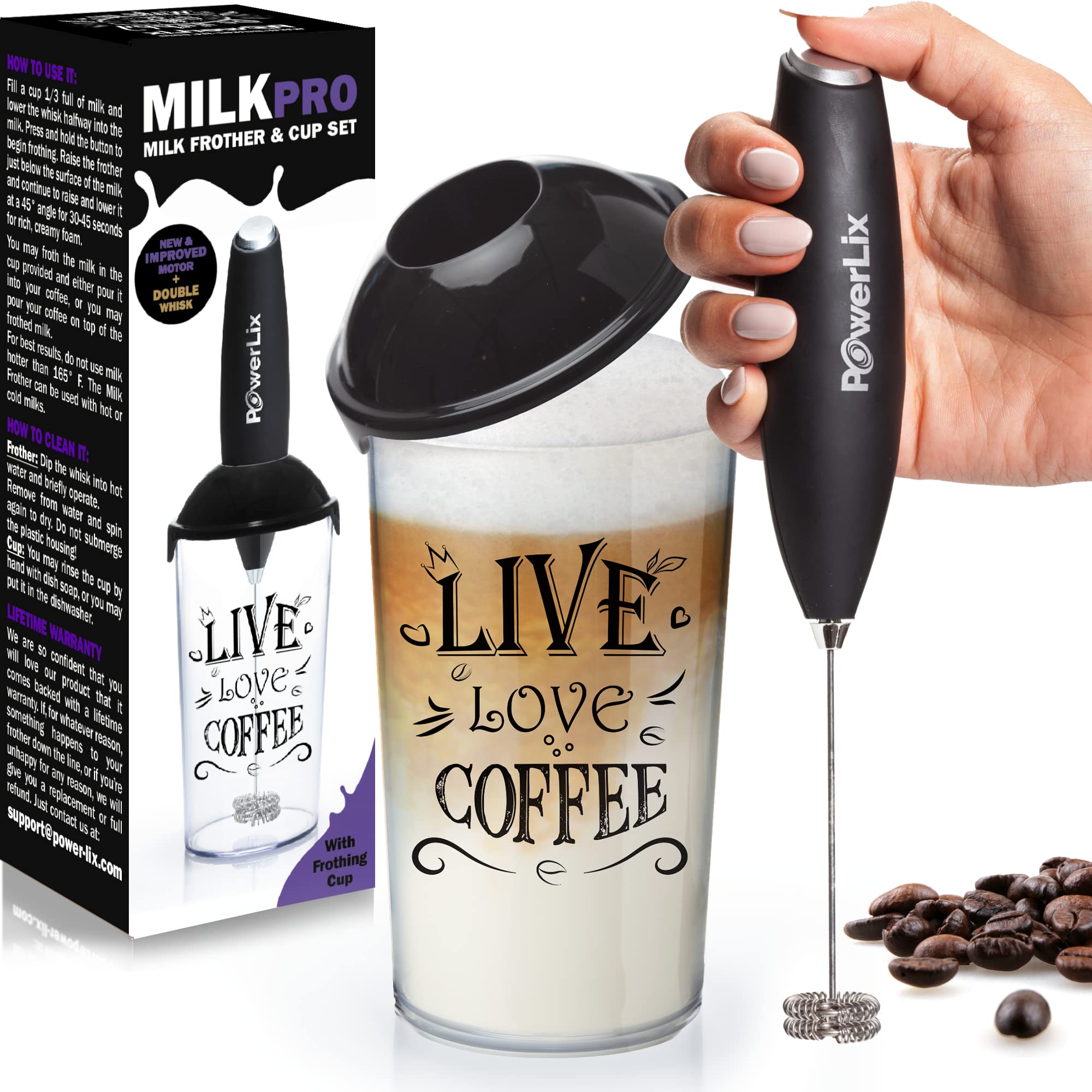 PowerLix Milk Frother PRO Unicorn