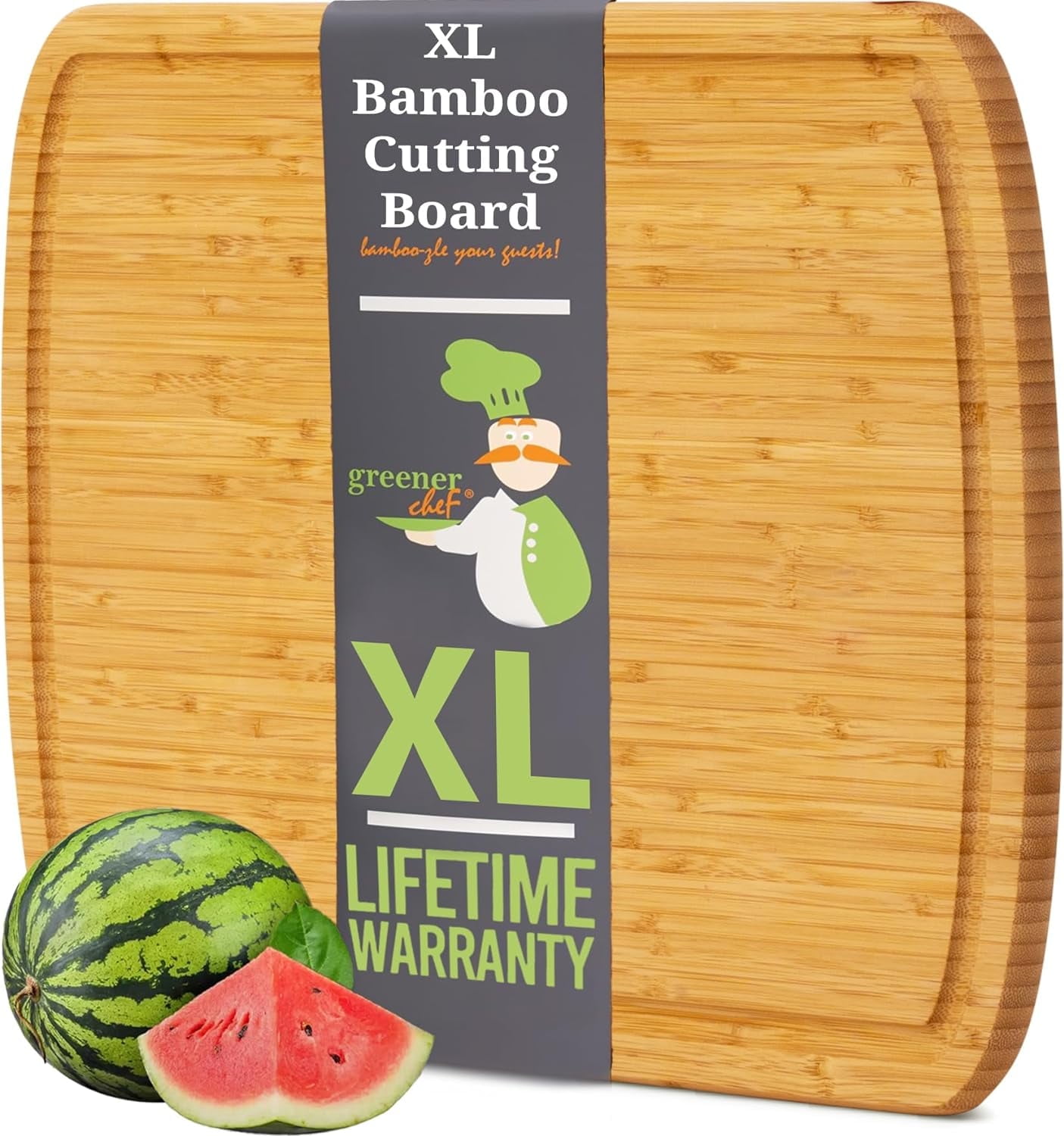 Bamboo Curting Board Gif.eyring, Hook shaped Knile