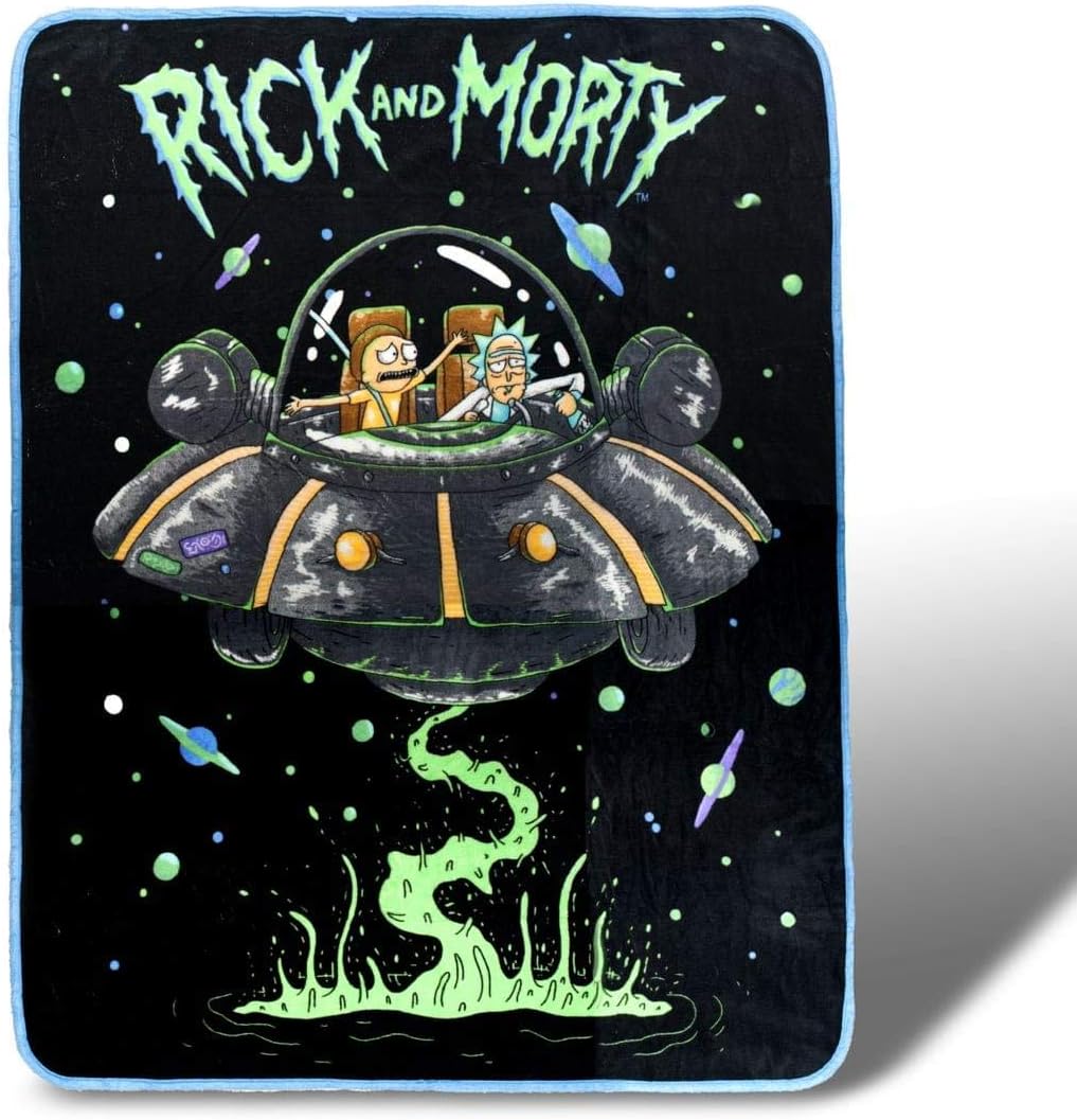 Rick And Morty Blanket 60x45in
