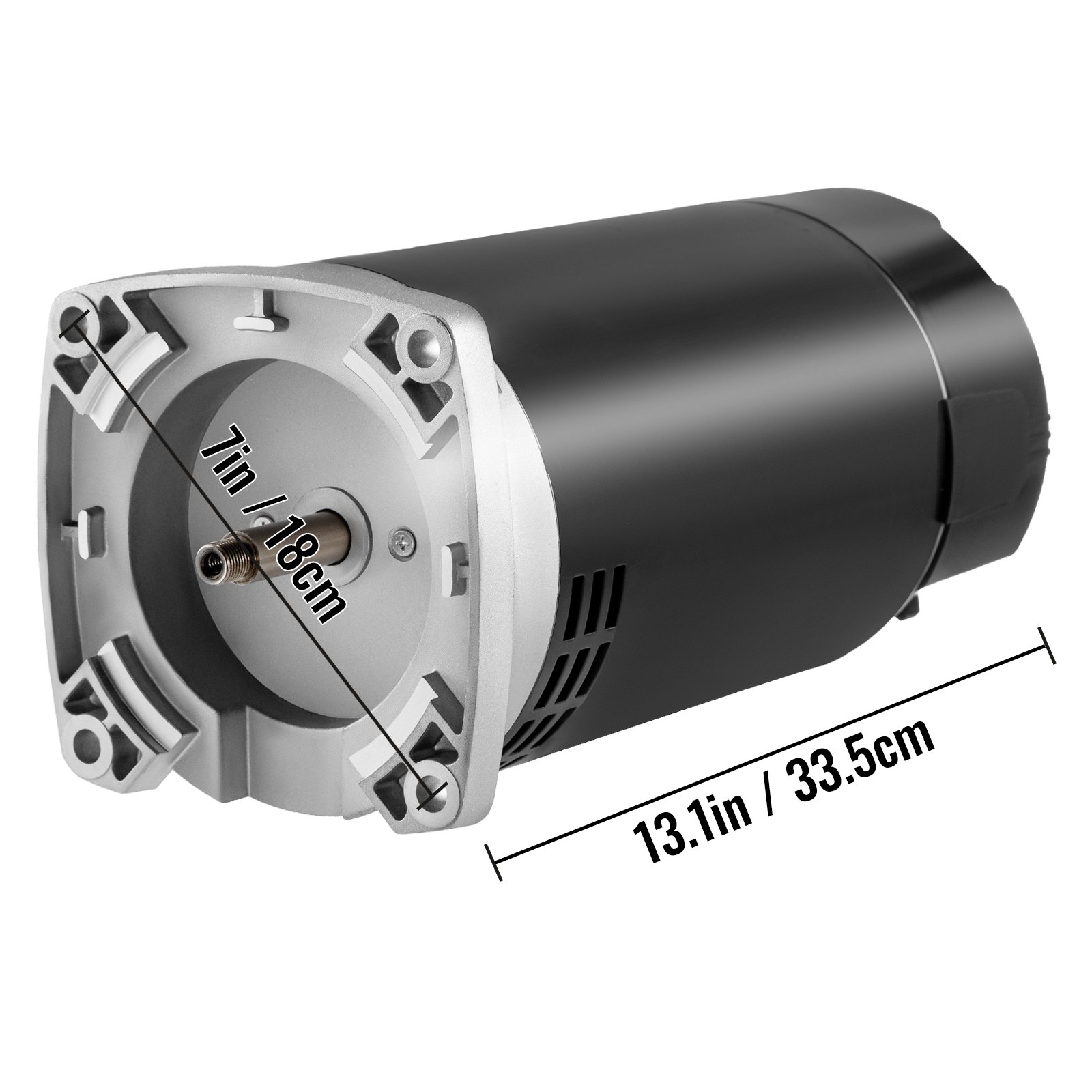 Pool Motor,1 HP, 3450 RPM, 230/115 Volts, 6.4/12.66 Amps, 1 Speed,1.25
