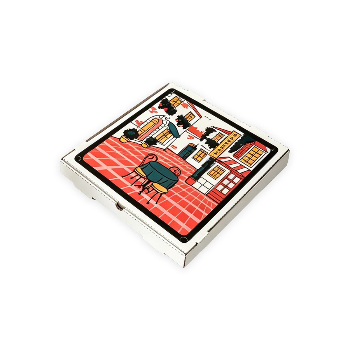 16"x16"x1.65" Print Pizza box thumbnail 2