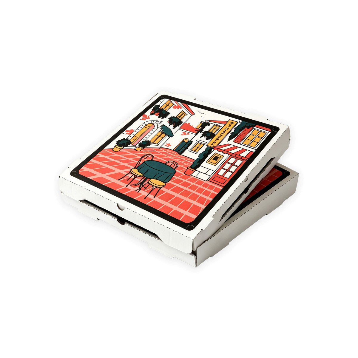 16"x16"x1.65" Print Pizza box thumbnail 3