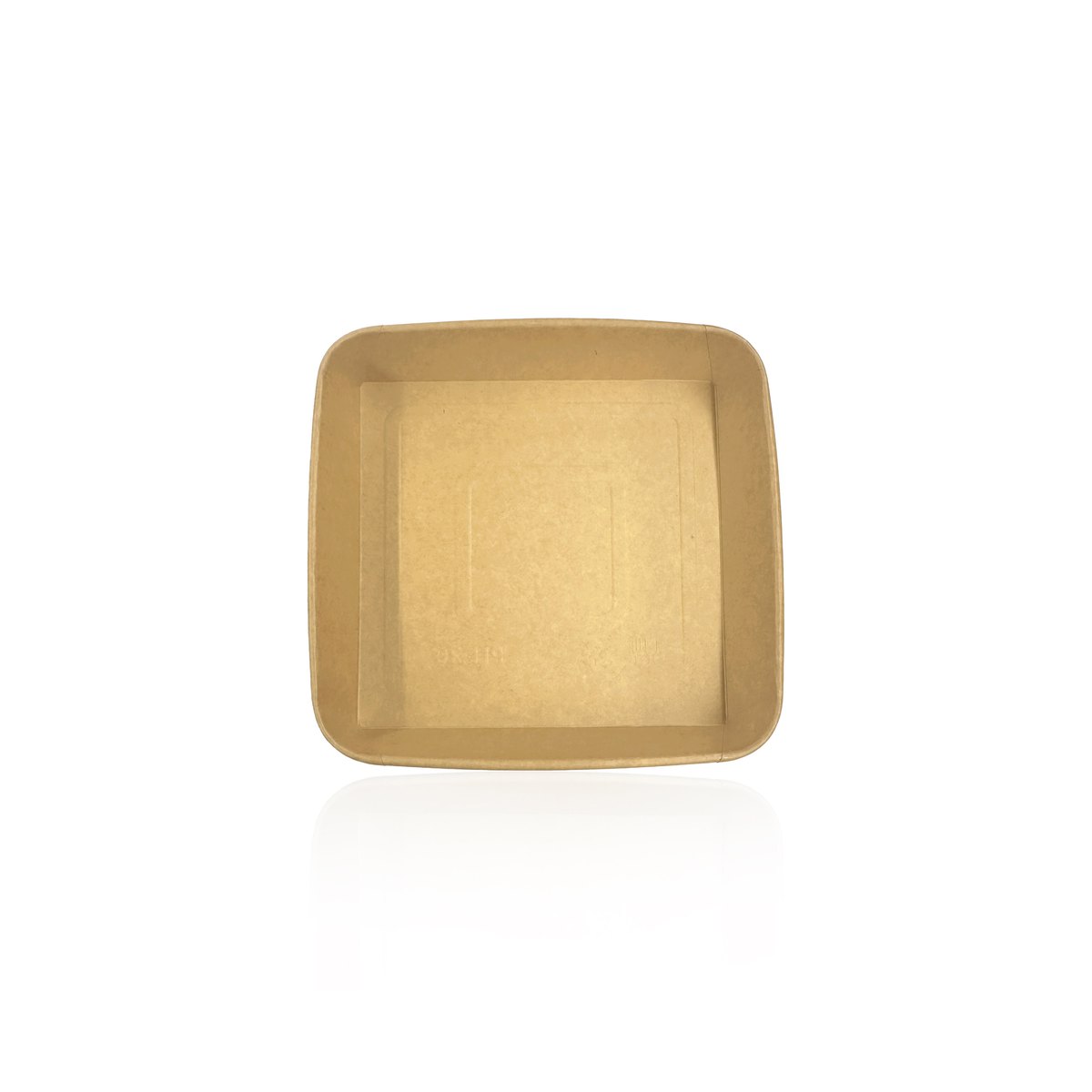 10.24 x 10.24 x 1.59 Kraft Paper Tray thumbnail 2