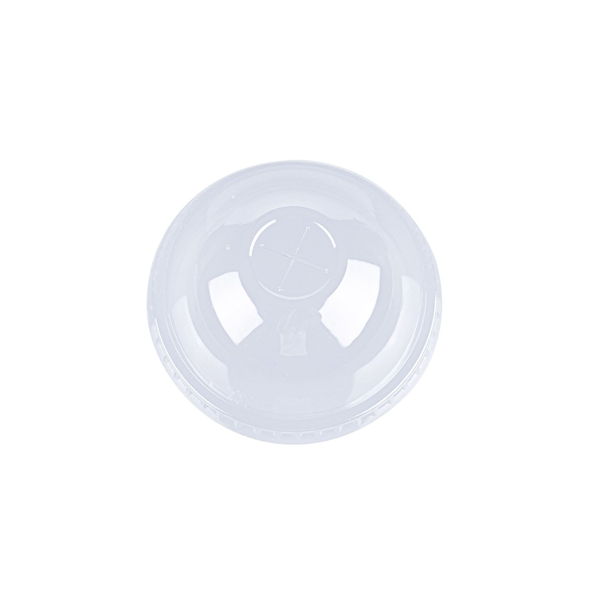 PET Dome Lid for 98mm PET Cold Cup with Straw Slot,3.9g thumbnail 2