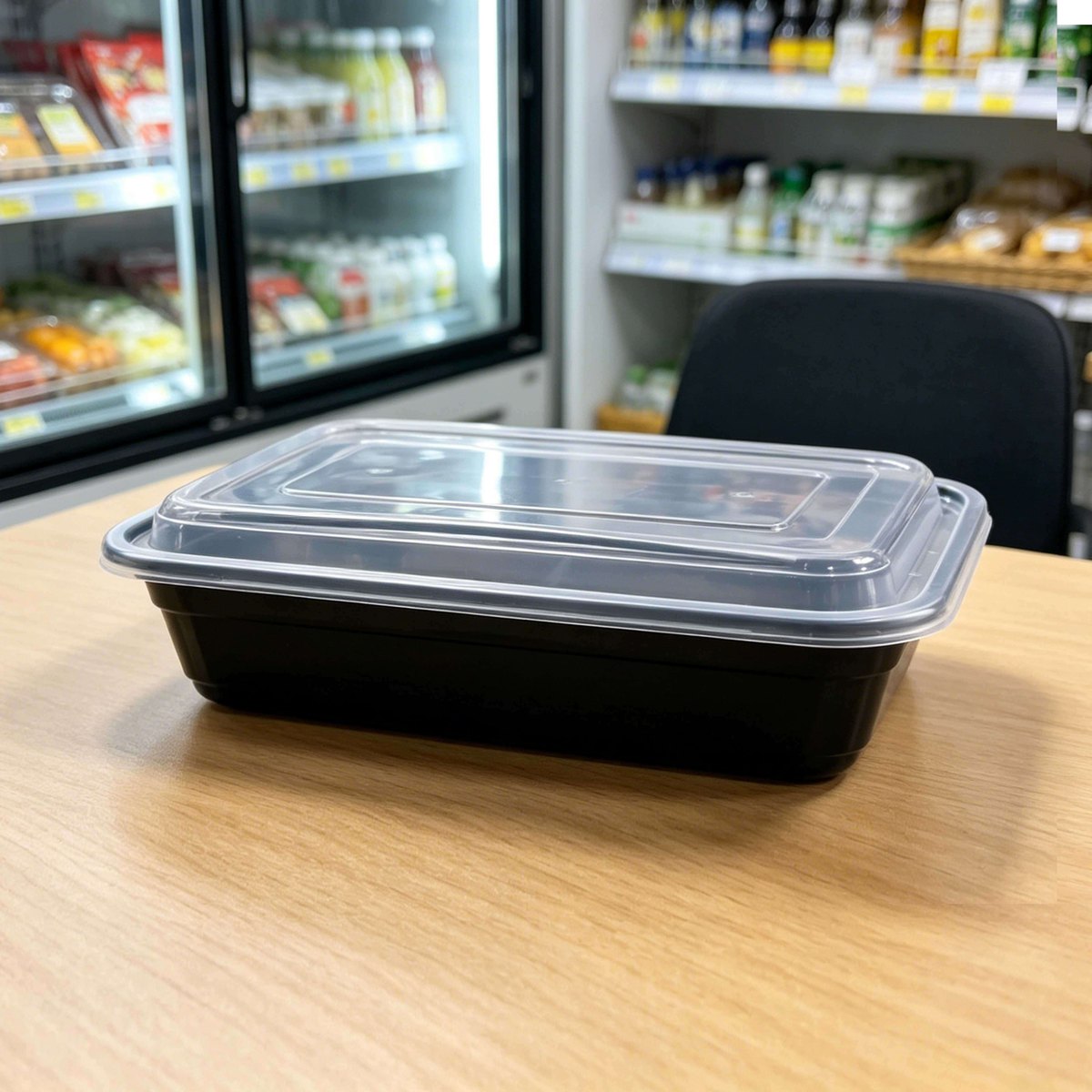 58oz Rectangle Microwave Container with Lid(Combo Pack)