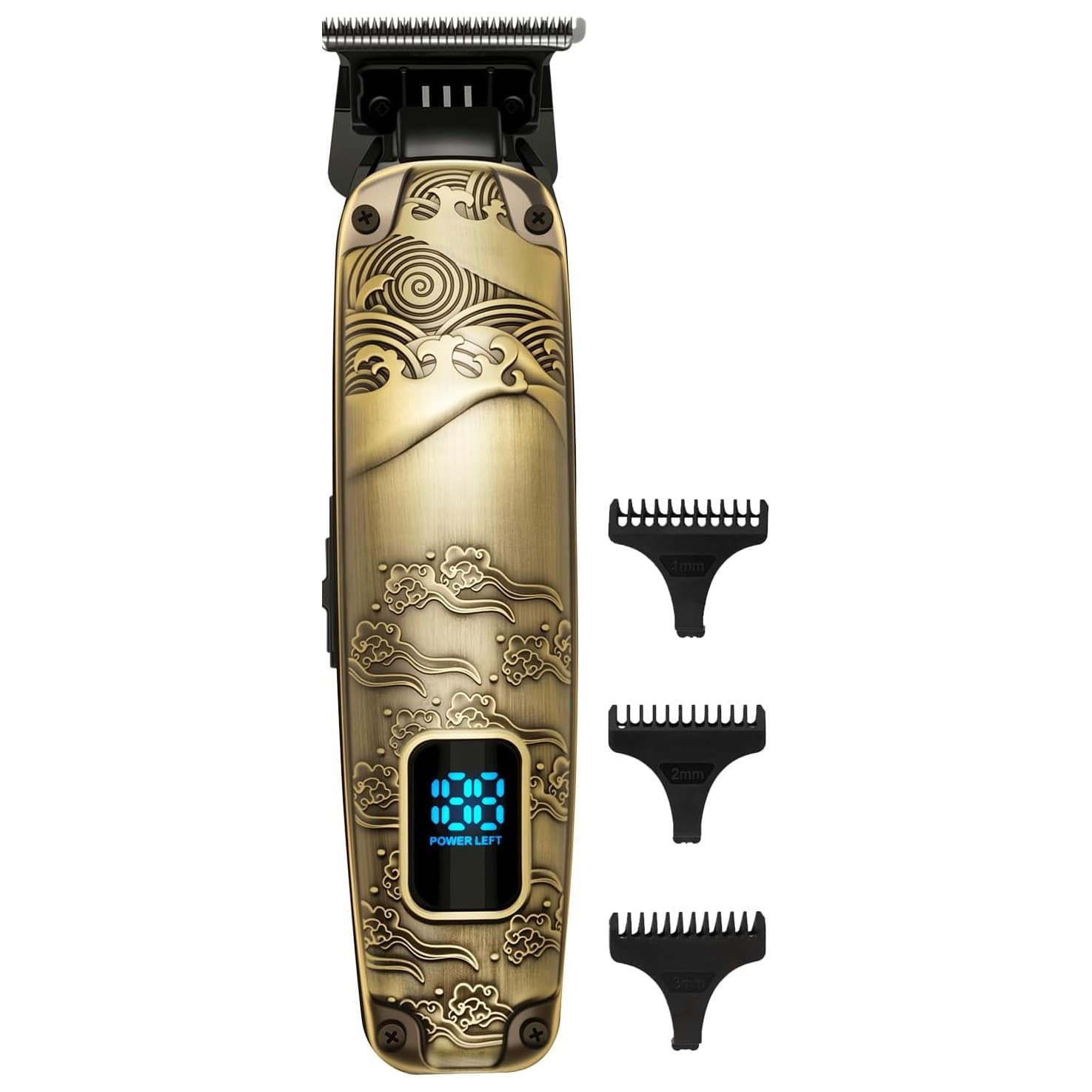 OUDIM Cordless T-Blade Hair Clipper OD-912, USB Type-C Rechargeable, LED Battery Display, 3 Guide Combs thumbnail 2