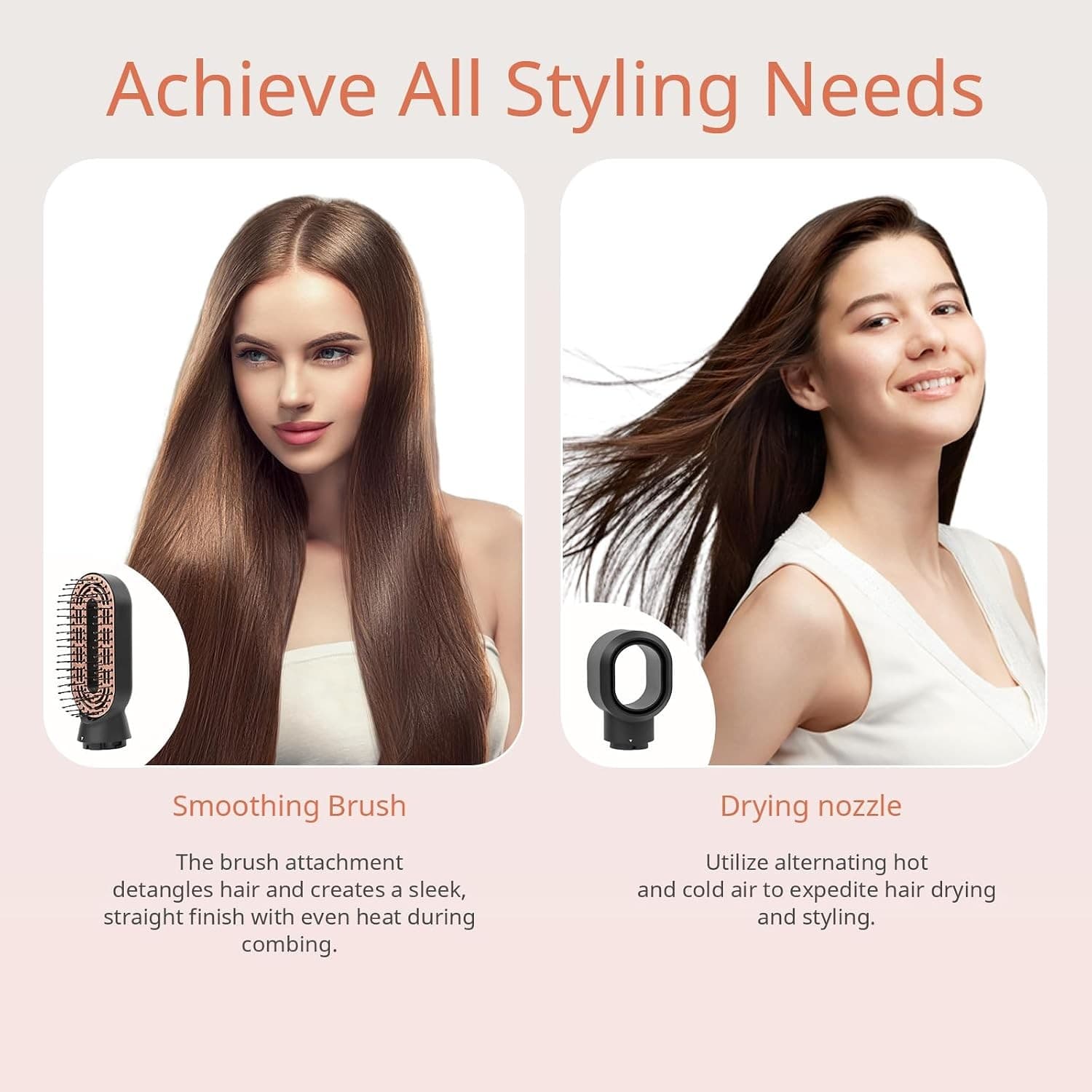 OUDIM 5-in-1 Hot Air Styler & Hair Dryer Brush OD-M6808, 1200W, 125V 60Hz, Negative Ion, Overheat Protection thumbnail 4