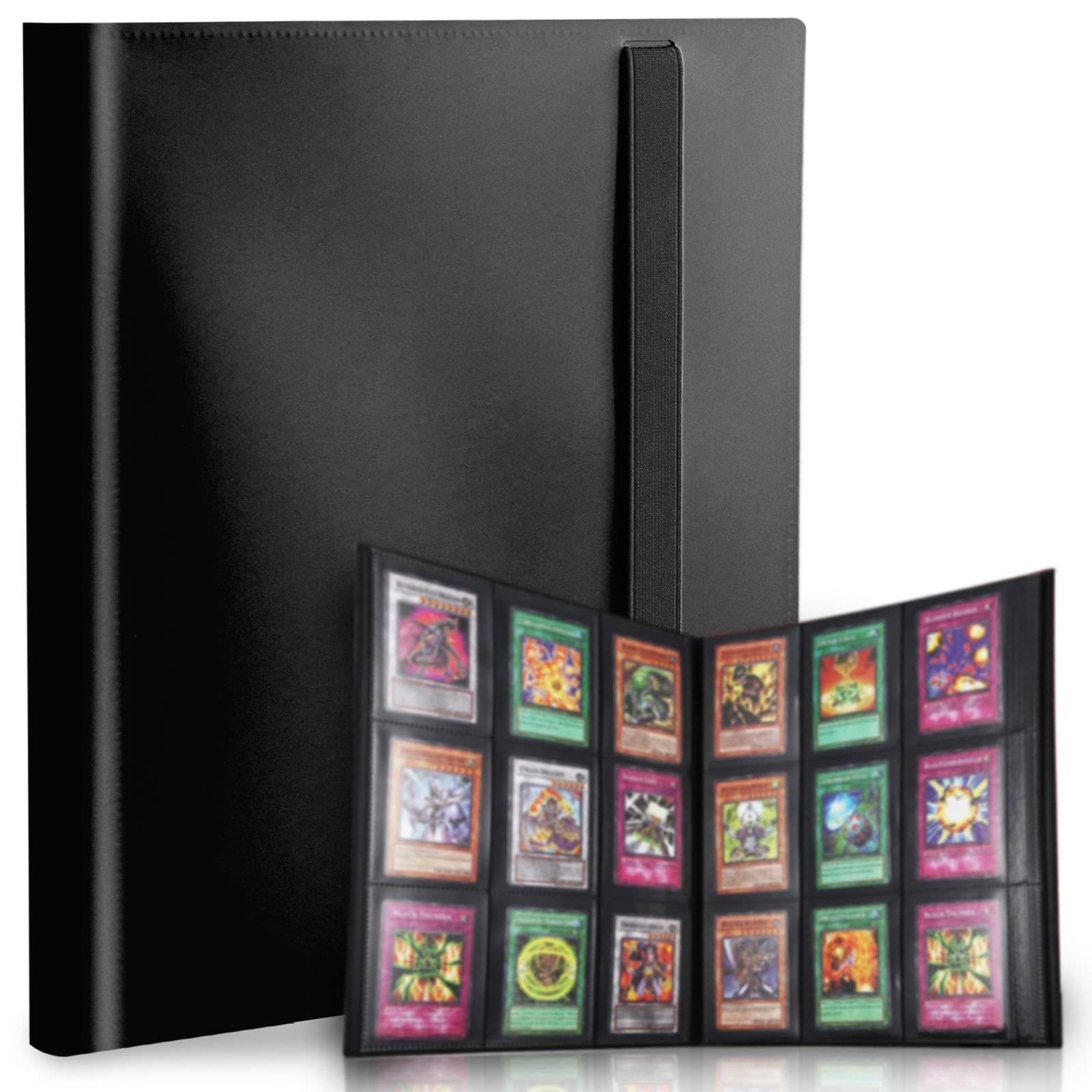 9-Pocket Trading Card Binder, 360 Cards, Side-Loading, Elastic Strap 缩略图 2