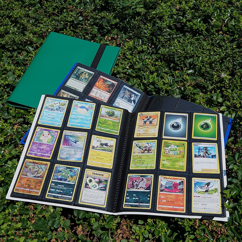 Colored 9-Pocket Plastic Card Binder with Elastic Strap 缩略图 2