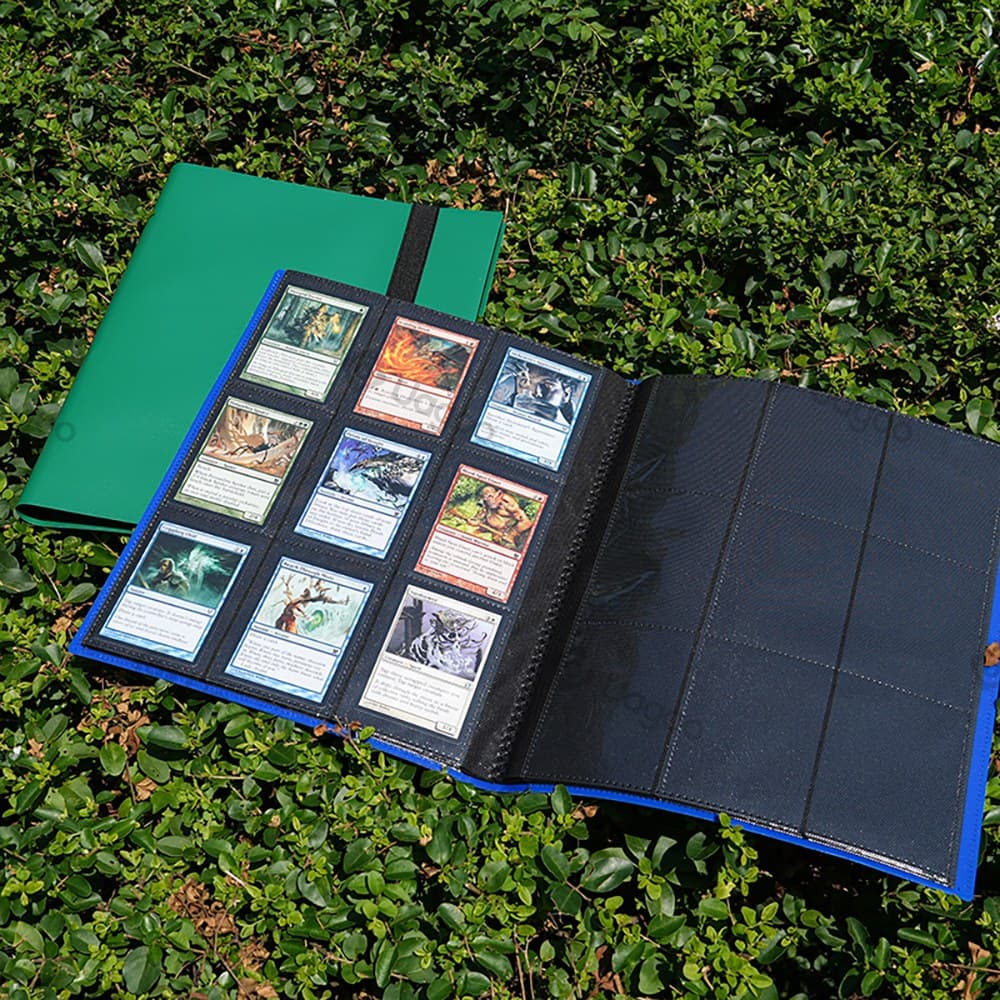 Colored 9-Pocket Plastic Card Binder with Elastic Strap 缩略图 3