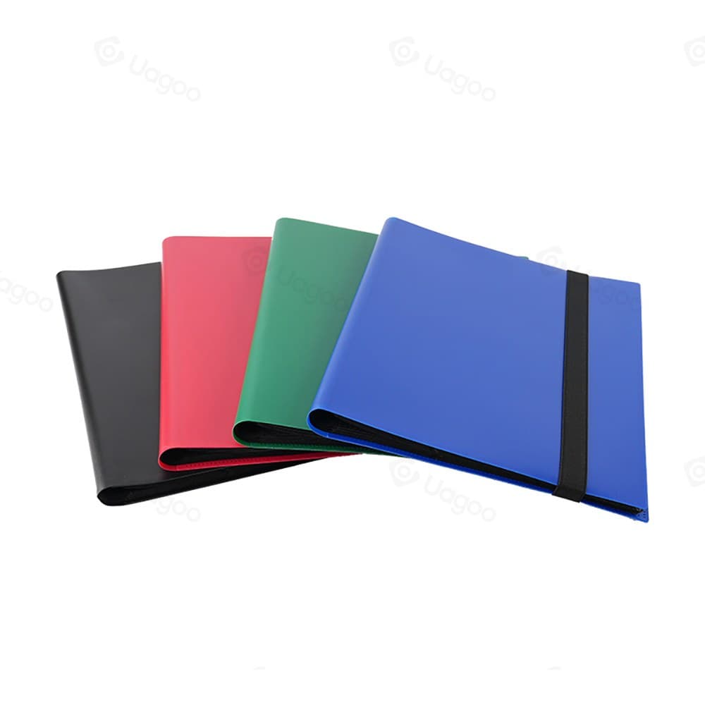 Colored 9-Pocket Plastic Card Binder with Elastic Strap 缩略图 6