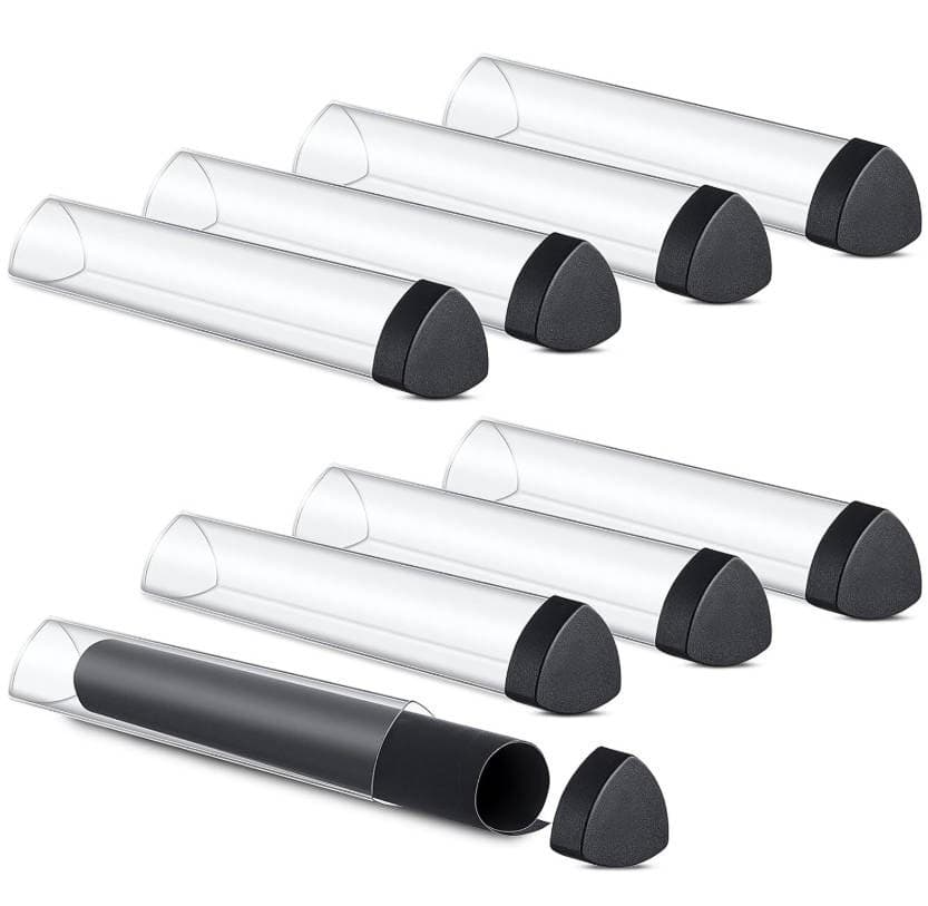 Hexagonal Playmat Storage Tube, Black, approx. 15 in thumbnail 2