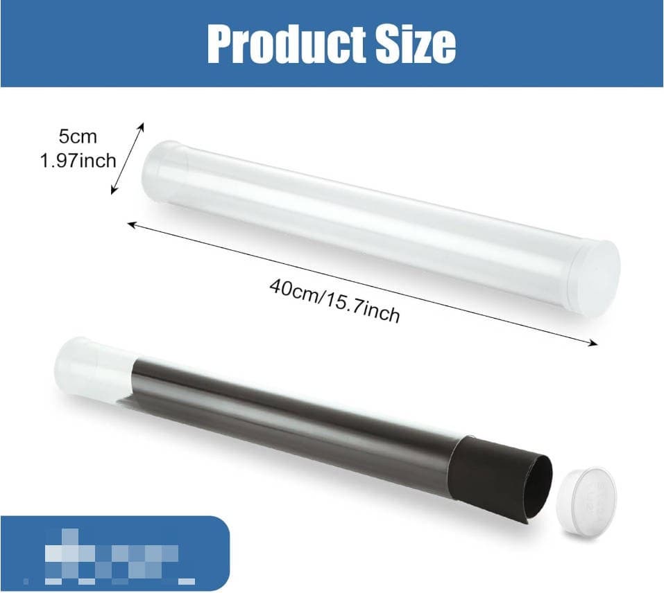 Clear Round Playmat Storage Tube with End Caps, approx. 15.7 in thumbnail 6