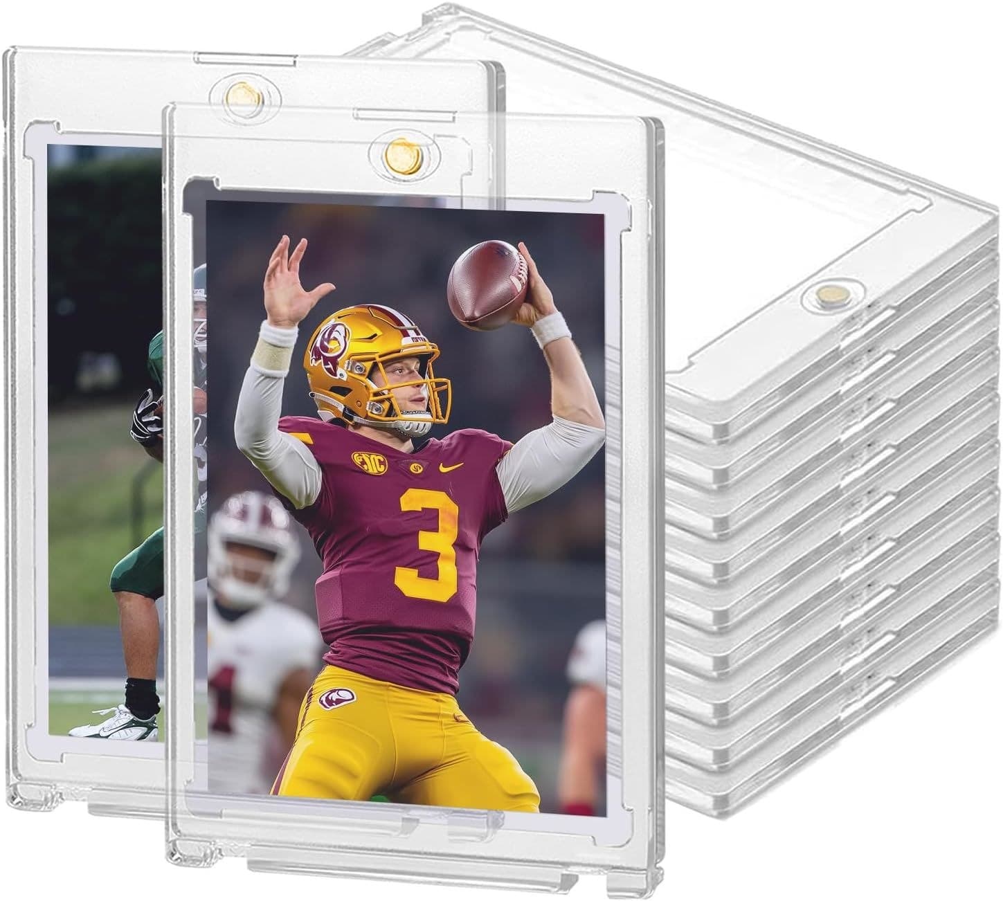 35pt Magnetic One-Touch Card Holder, UV-Coated Acrylic thumbnail 6