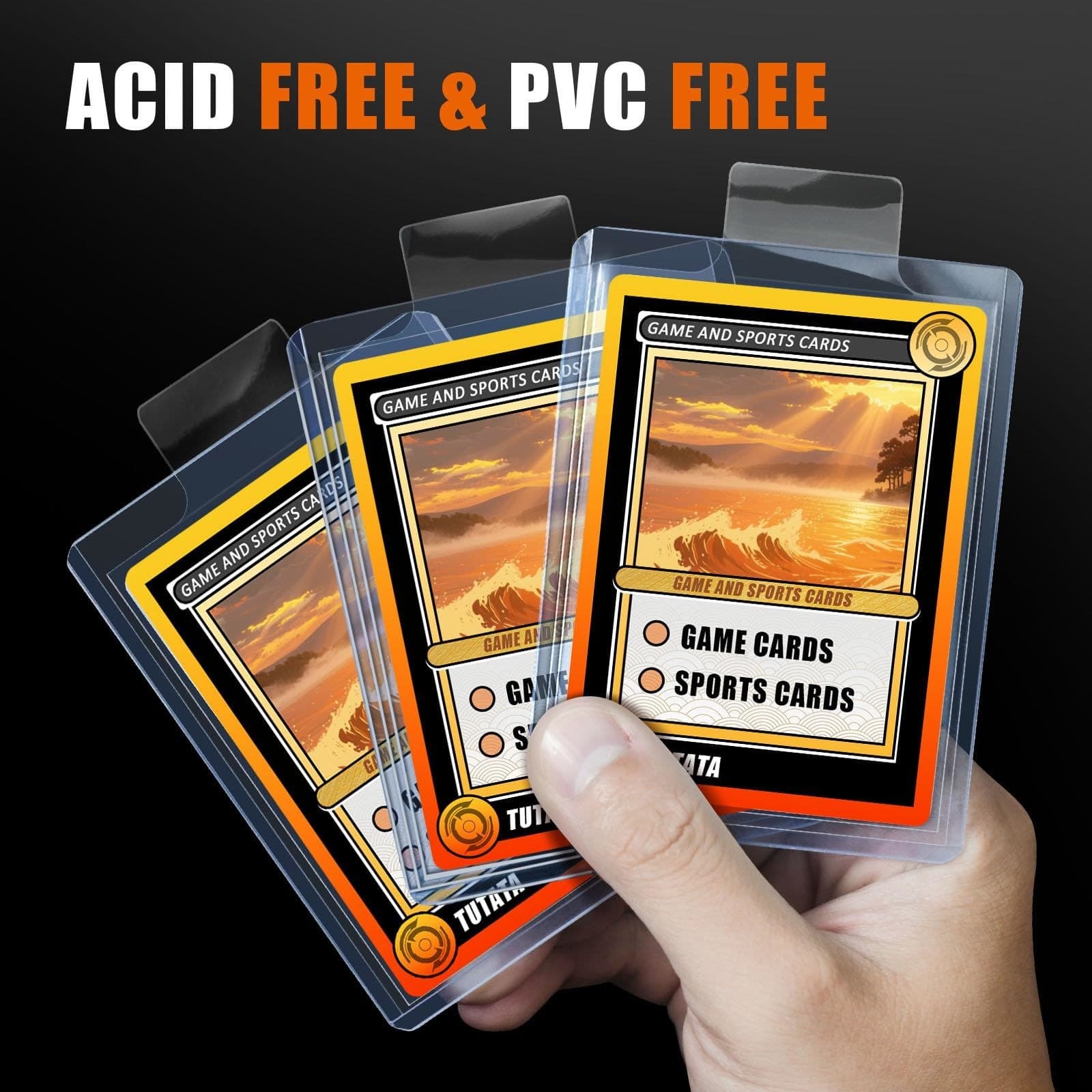 Pull-Tab Soft Card Sleeves, 66 x 91 mm, Acid-Free PP thumbnail 2