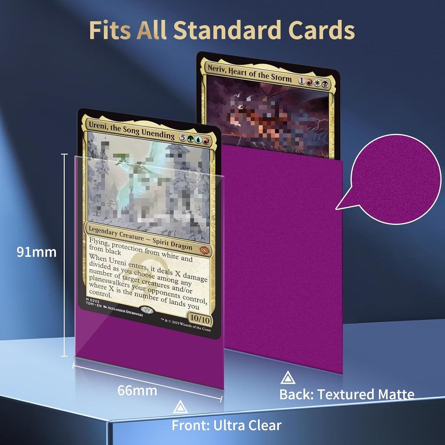 Matte Colored Card Sleeves, 66 x 91 mm, 100 Count thumbnail 4