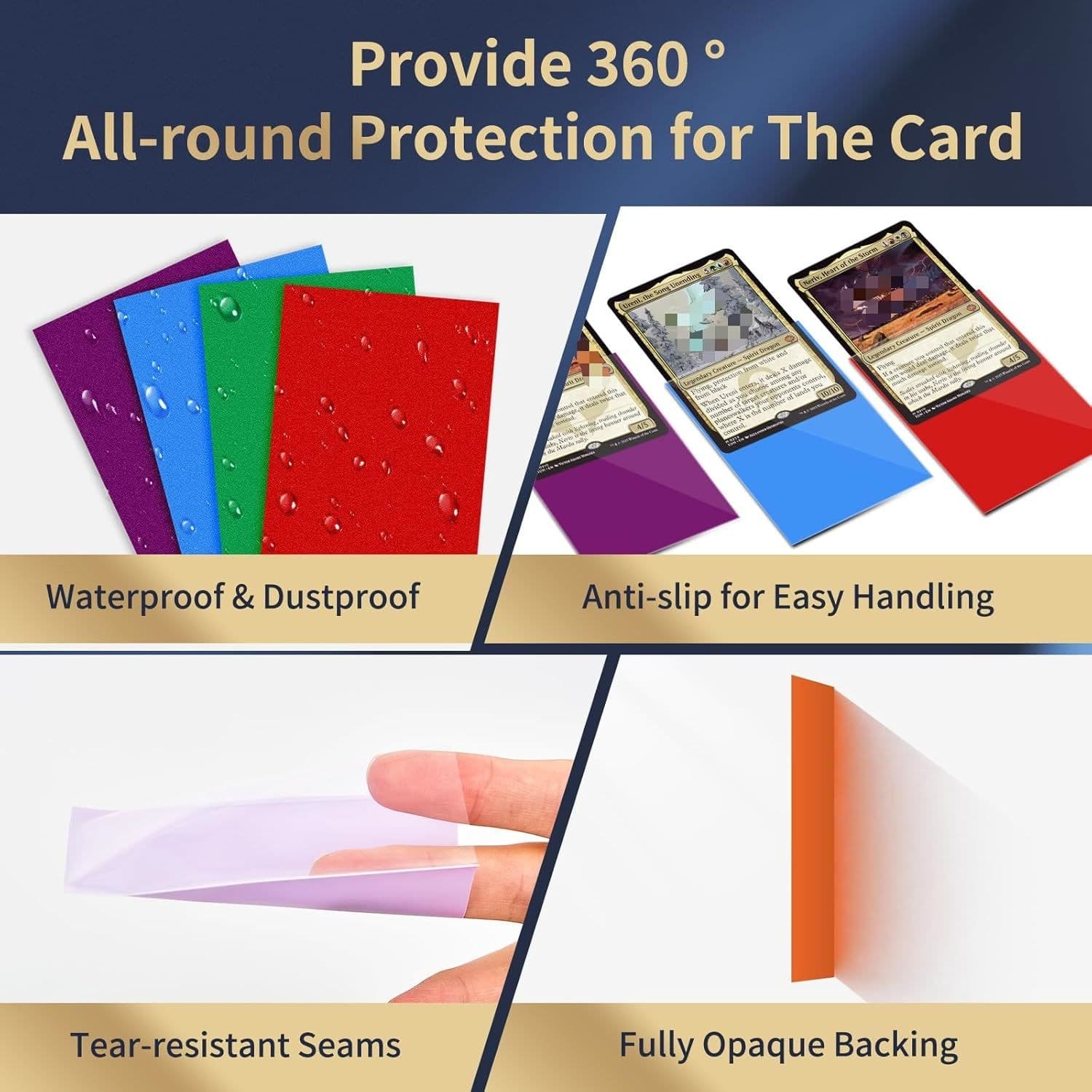 Matte Colored Card Sleeves, 66 x 91 mm, 100 Count thumbnail 5