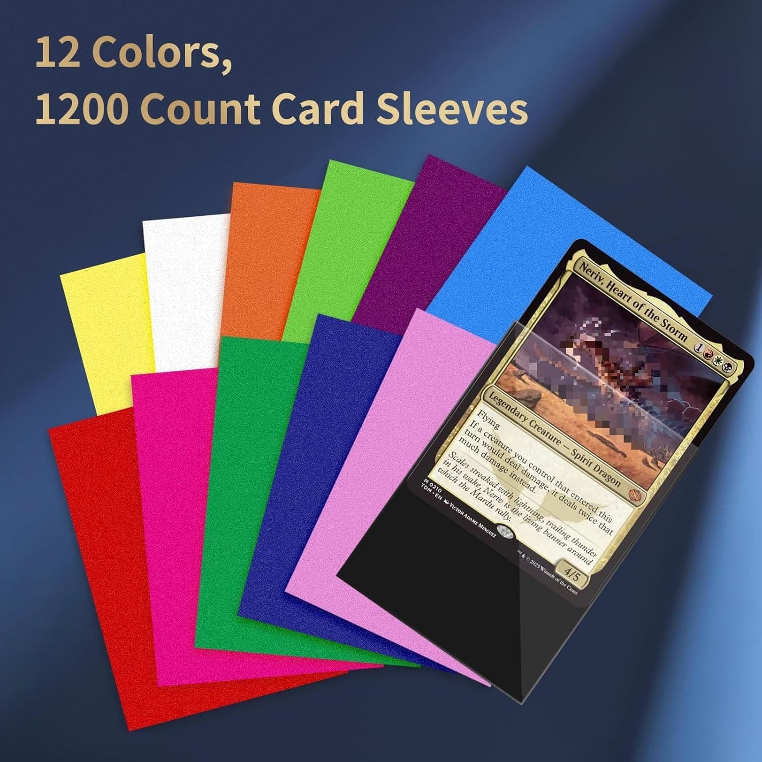 Matte Colored Card Sleeves, 66 x 91 mm, 100 Count thumbnail 1
