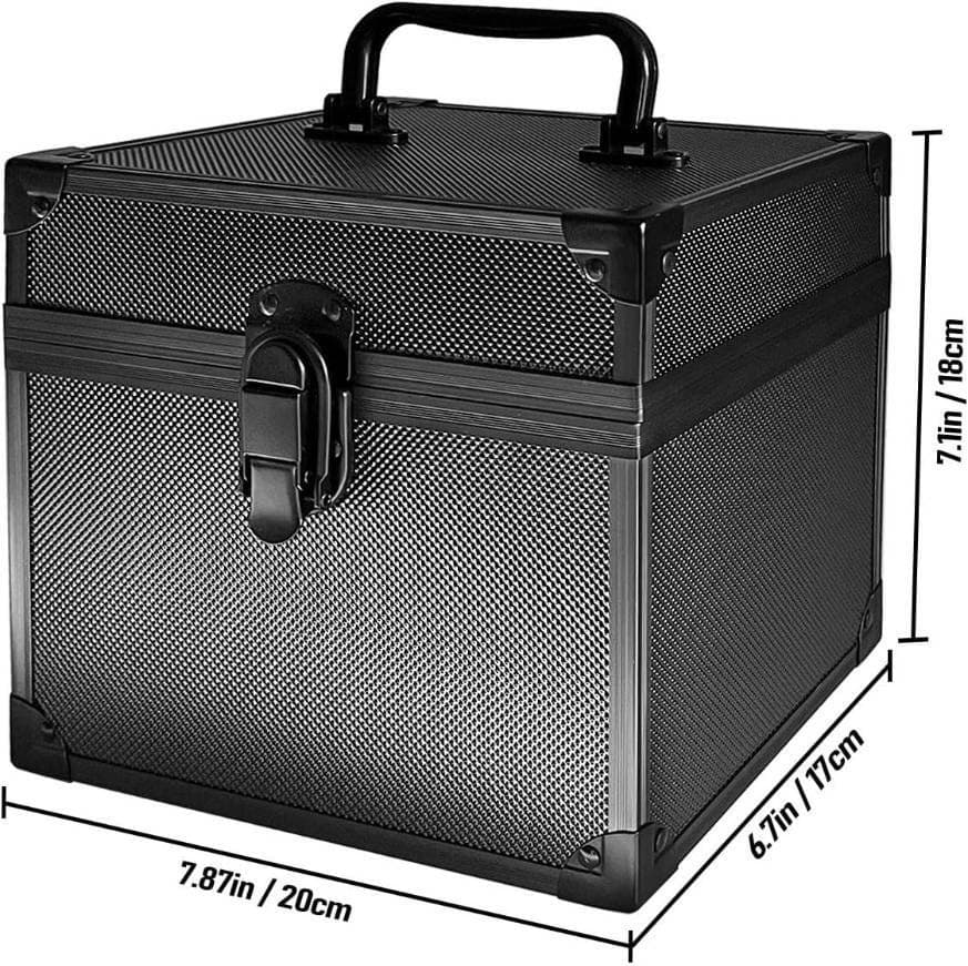 Aluminum Graded Card Carrying Case with Lock and Handle, Holds 44 Slabs thumbnail 4
