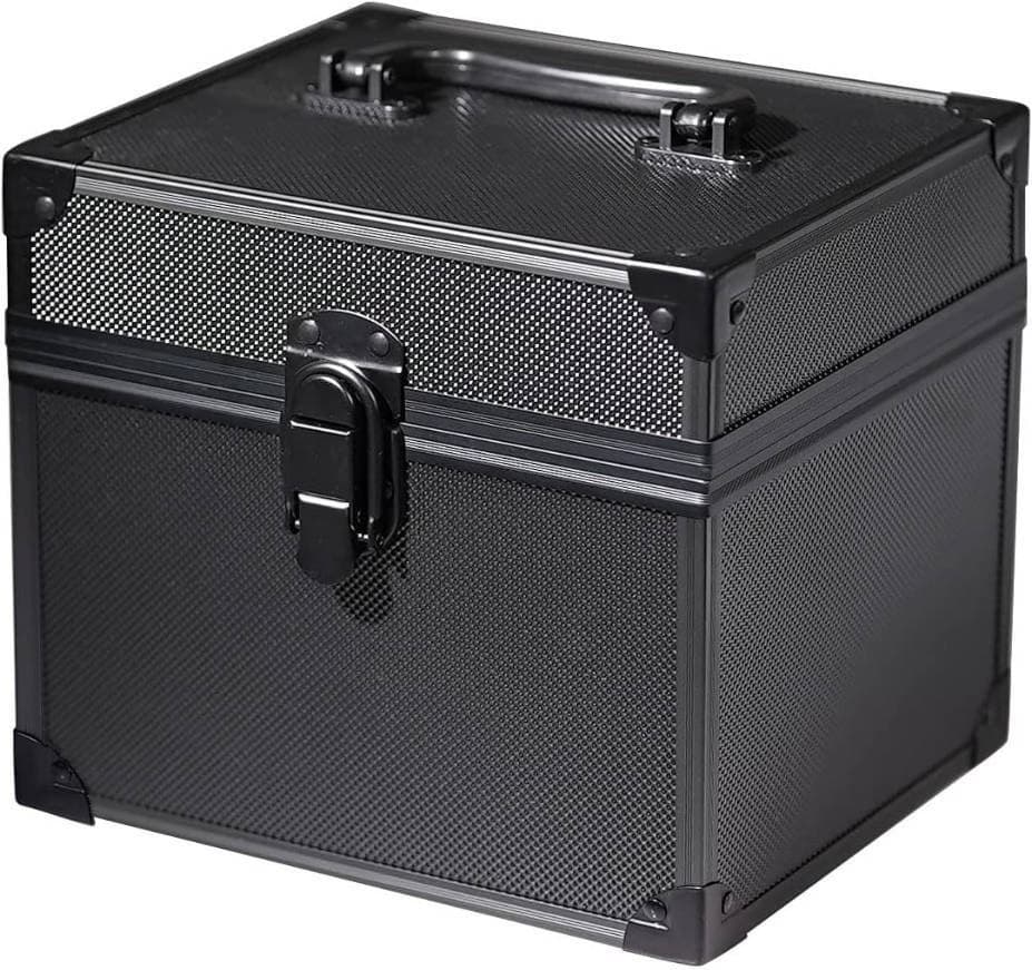 Aluminum Graded Card Carrying Case with Lock and Handle, Holds 44 Slabs thumbnail 1