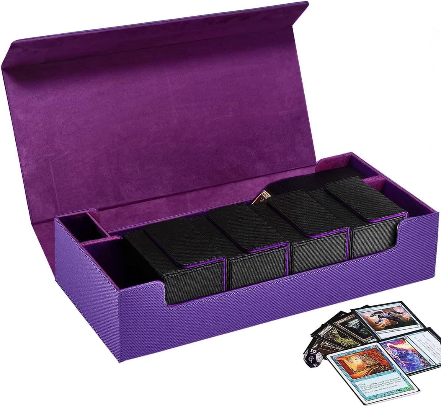 PU Leather Storage Case for 5 Deck Boxes or 5 Commander Decks thumbnail 3