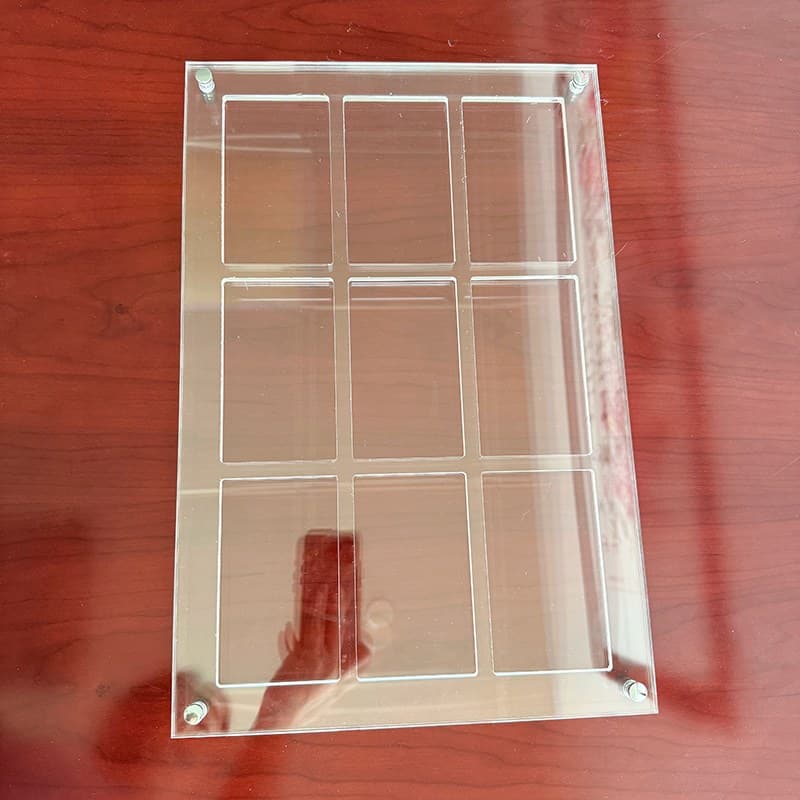 9-Slot Acrylic Booster Pack Display Frame, Wall or Desktop thumbnail 3