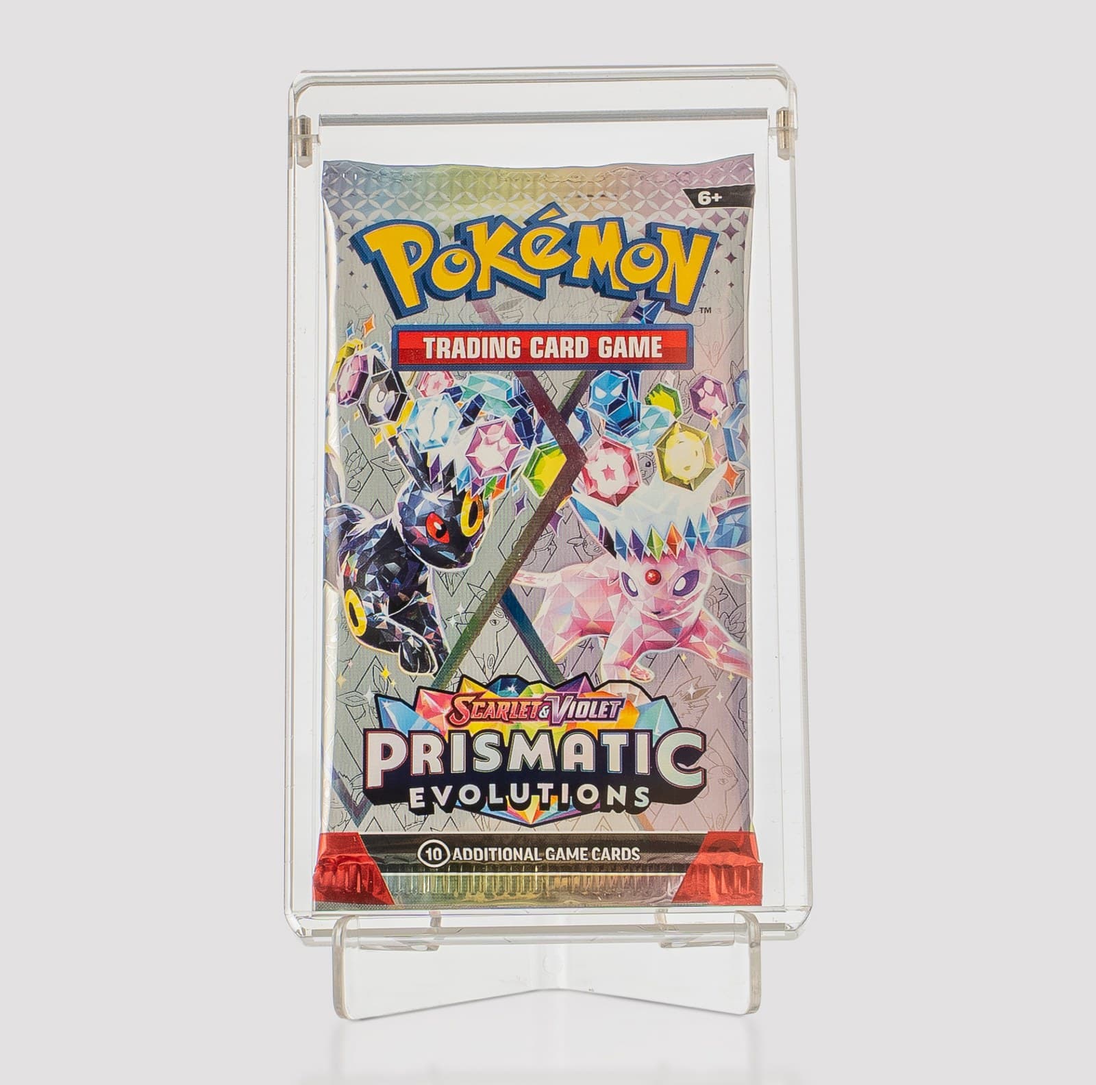 Acrylic Booster Pack Case with Magnetic Lid and Stand thumbnail 2