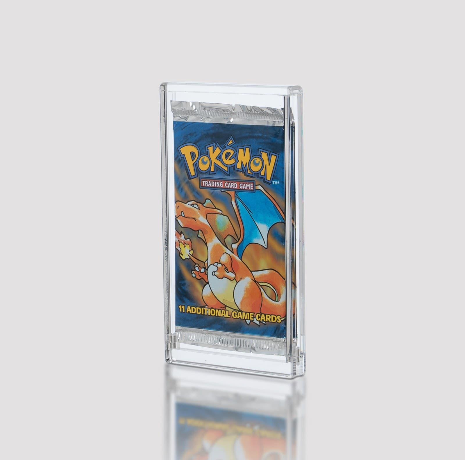 Acrylic Booster Pack Case with Magnetic Lid and Stand thumbnail 3
