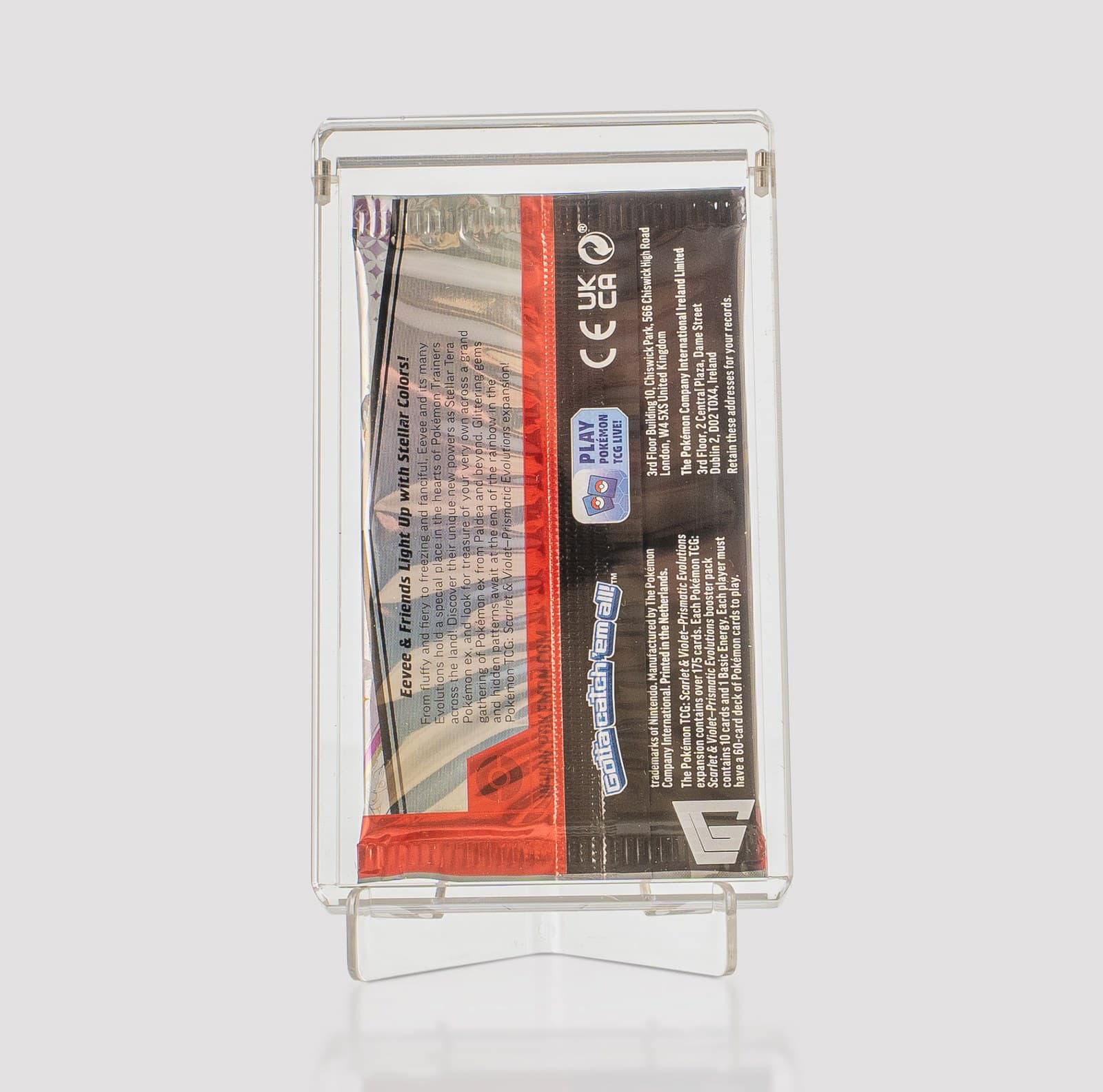 Acrylic Booster Pack Case with Magnetic Lid and Stand thumbnail 5