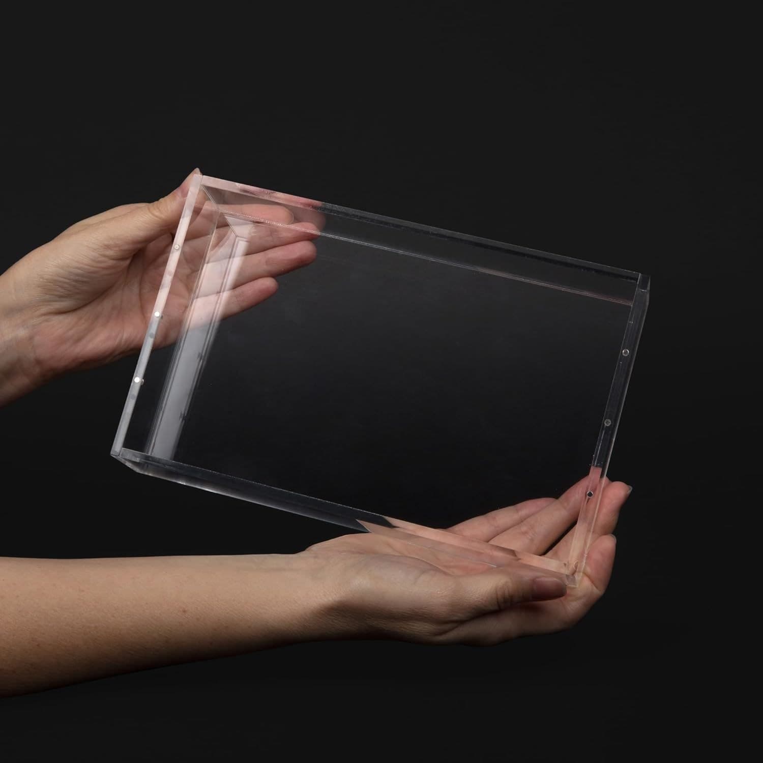 Clear Acrylic Booster Box Display Case, Magnetic Lid, 5 mm Walls thumbnail 2