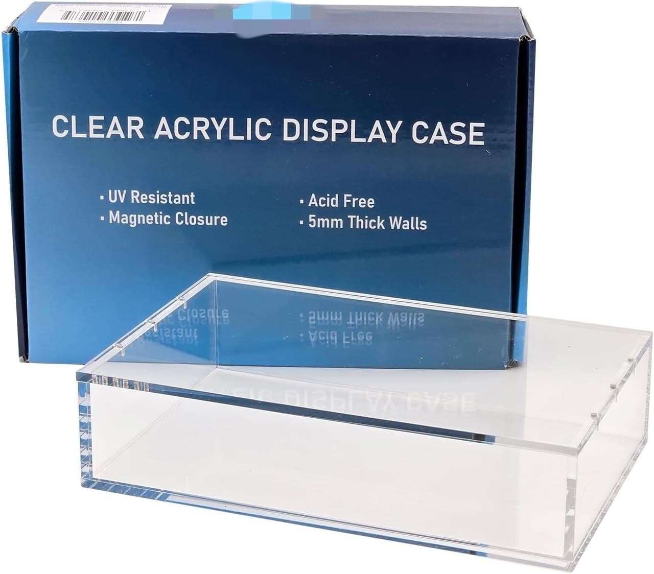 Clear Acrylic Booster Box Display Case, Magnetic Lid, 5 mm Walls thumbnail 3