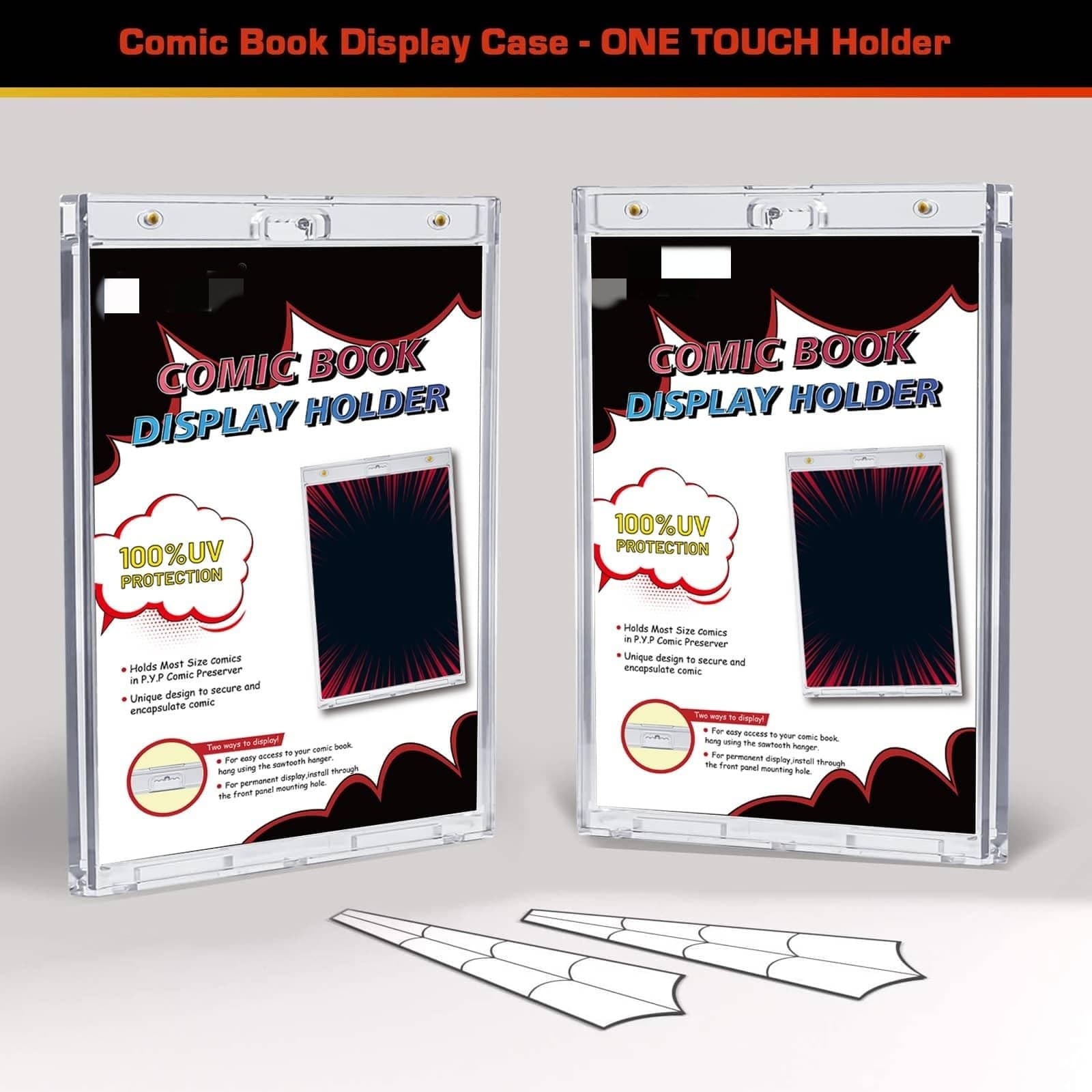 Magnetic Acrylic Comic Book Display Holder, Current Size 缩略图 3